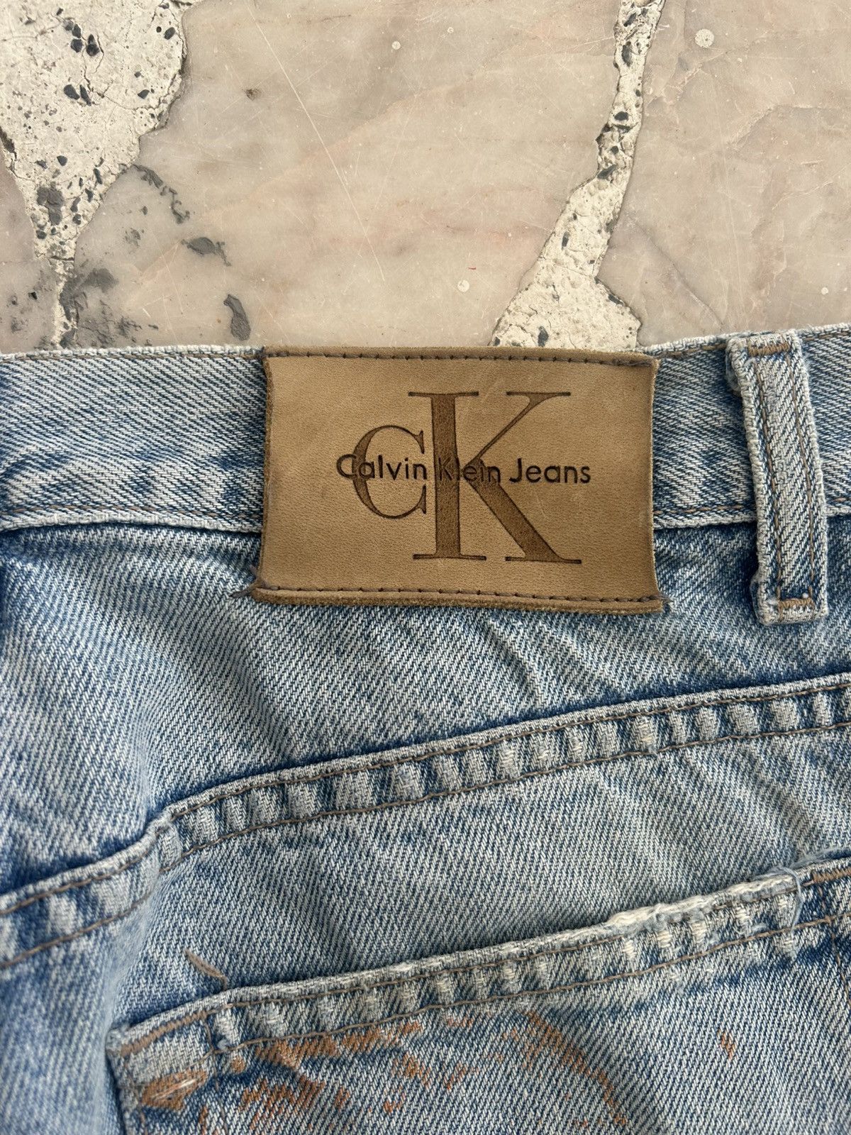 Calvin Klein CK Vintage USA Ripped Jeans W30 Size US 30 / EU 46 - 11 Thumbnail