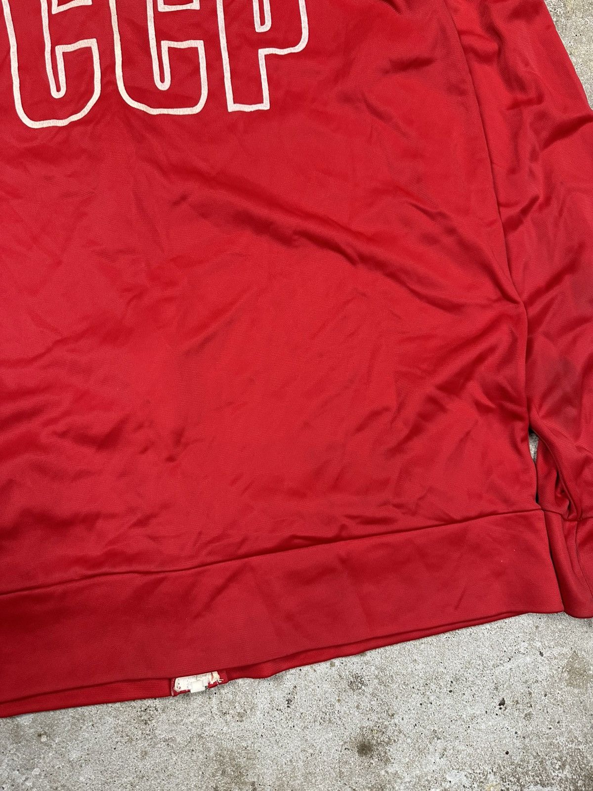 Cccp Vintage 60/70s Arena CCCP Red Track Jacket Olympics Russian Size US L / EU 52-54 / 3 - 14 Thumbnail