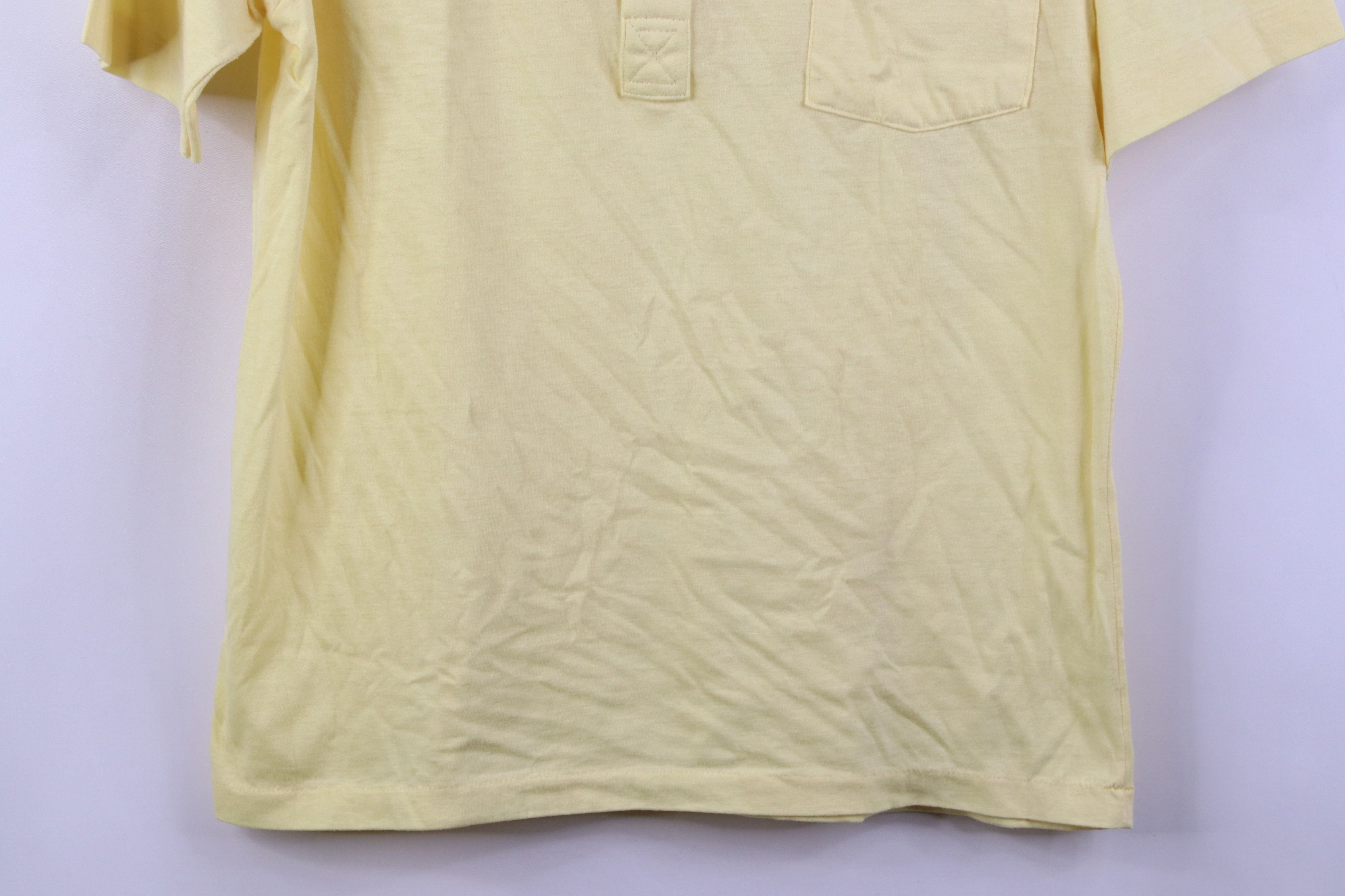 Vintage Vintage 80s Streetwear Collared Golf Polo Shirt Yellow USA Size US M / EU 48-50 / 2 - 3 Thumbnail