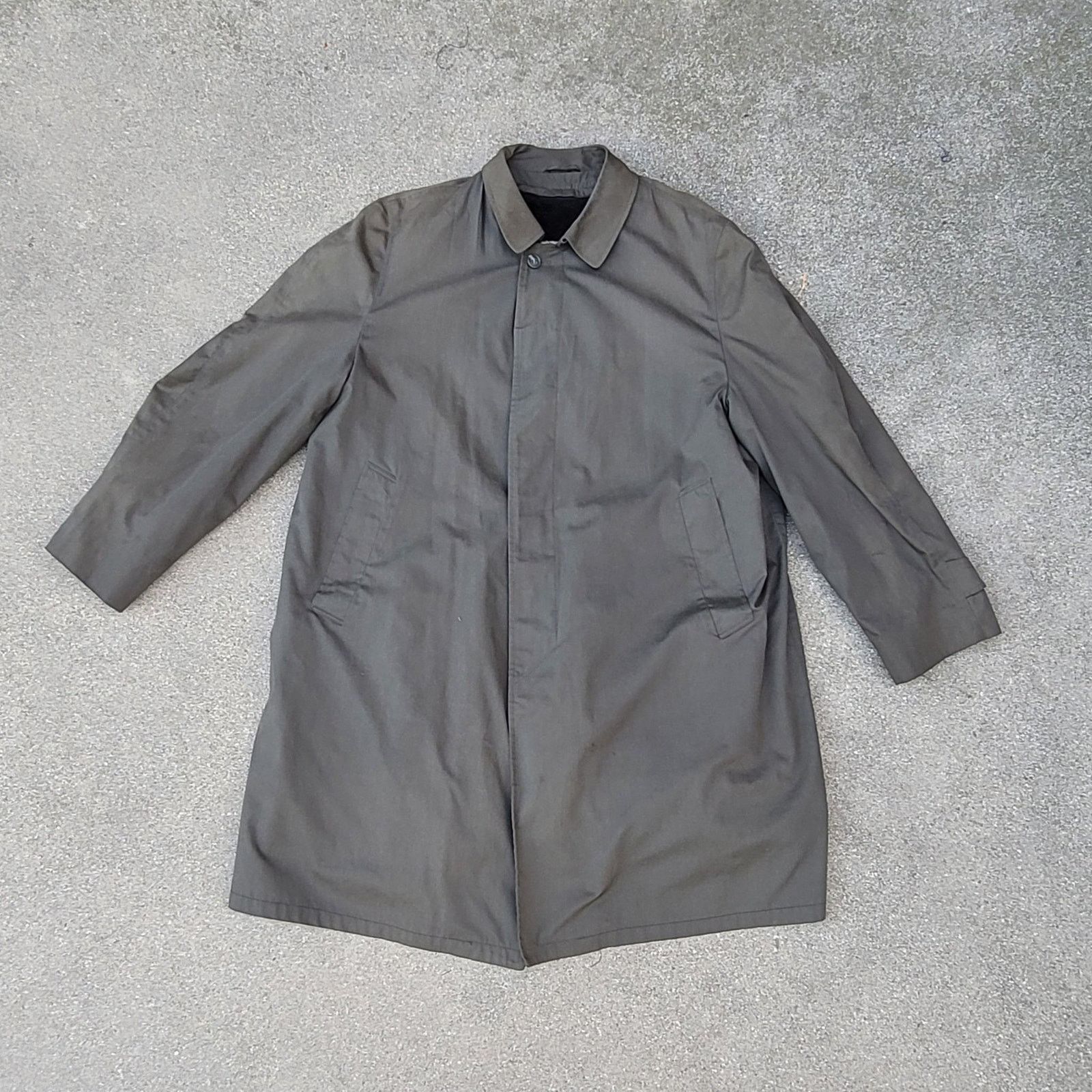 The Unbranded Brand Vtg Alligator Stormwind Military Green Trench Coat Size US L / EU 52-54 / 3 - 2 Thumbnail