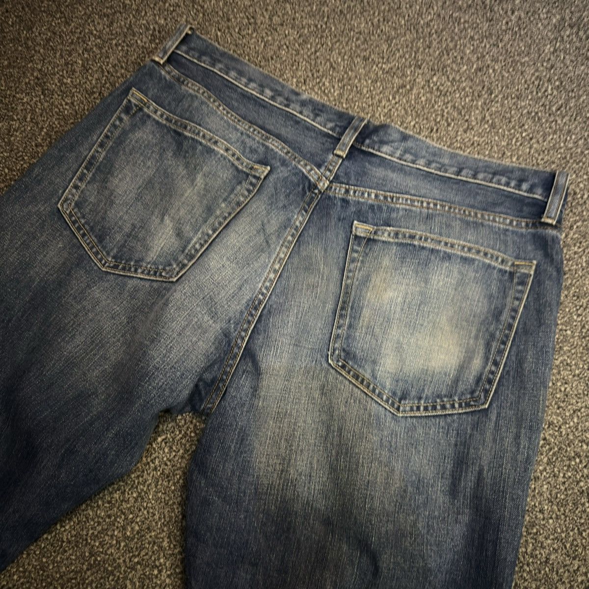Undercover × Uniqlo Vintage Y2K Uniqlo UJ Distressed Denim Jeans W36 Size US 36 / EU 52 - 8 Thumbnail