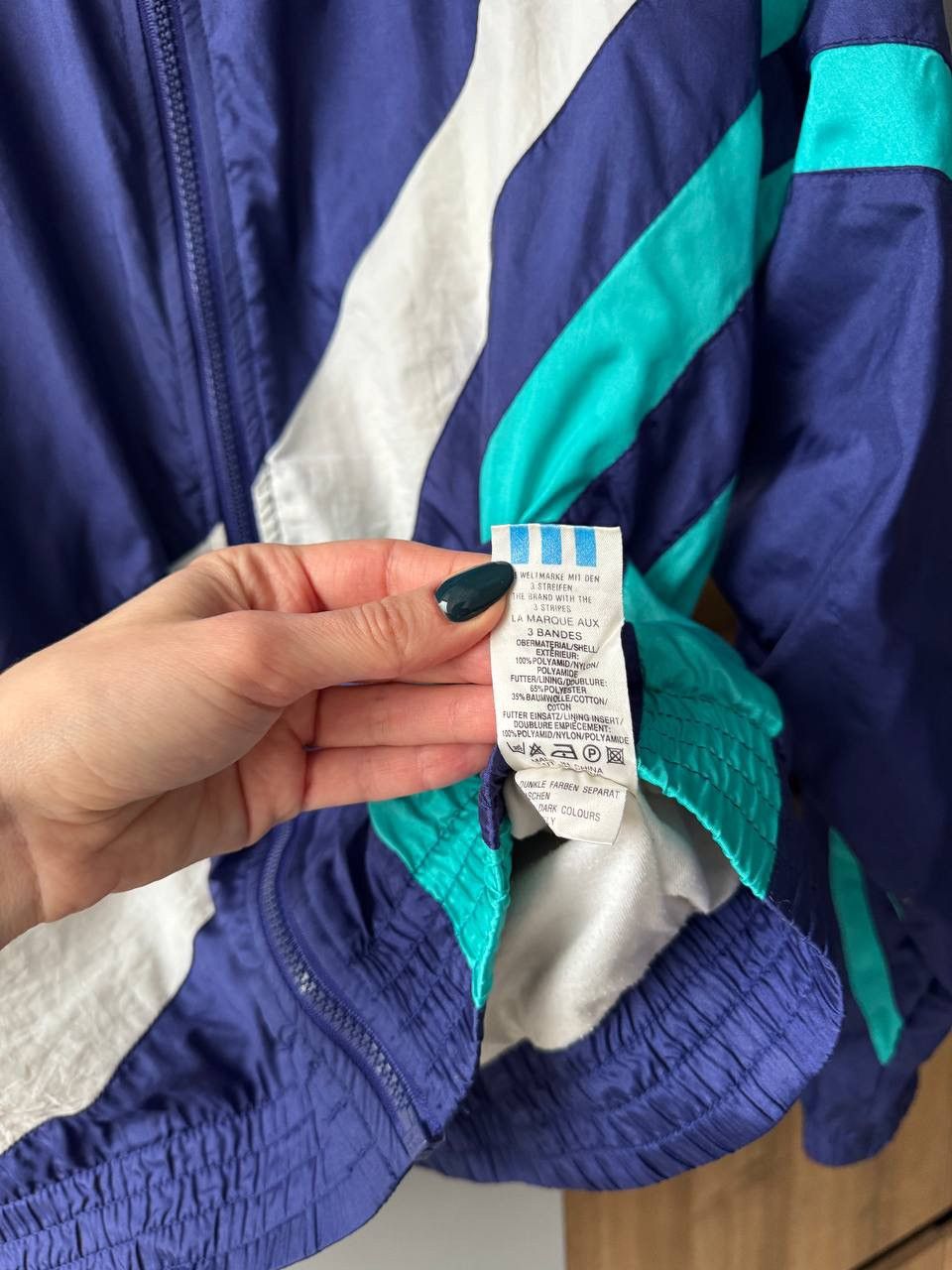 Adidas Vintage 90’s Adidas Track Suit Set Nylon Shell Retro Size US L / EU 52-54 / 3 - 6 Thumbnail