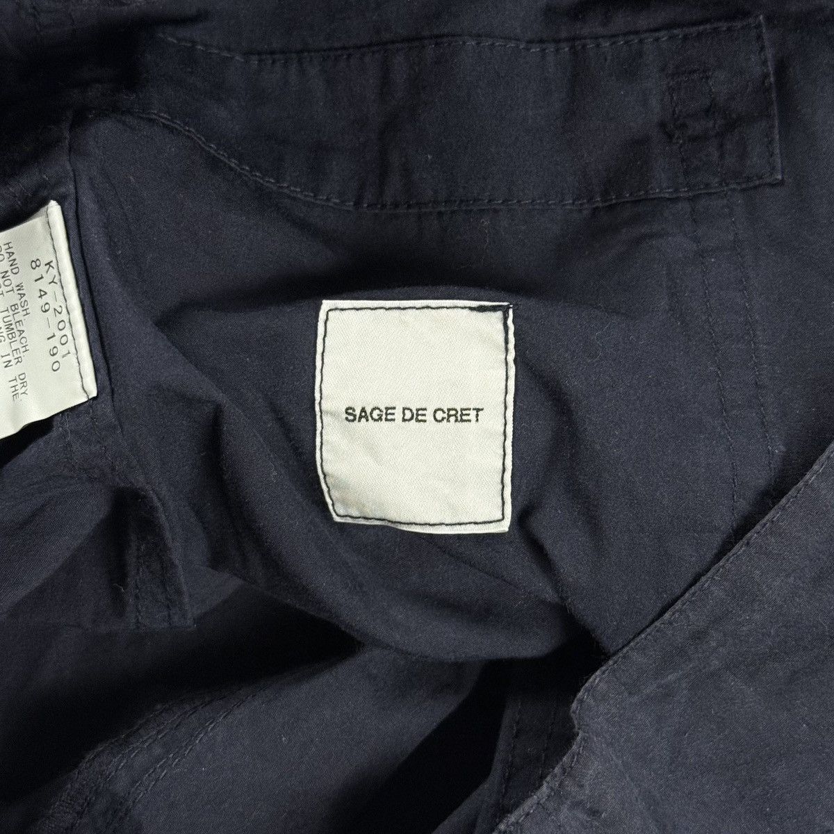 Sage De Cret Sage de Crew Cargo Work Pants Garment Dyed Size US 34 / EU 50 - 5 Thumbnail