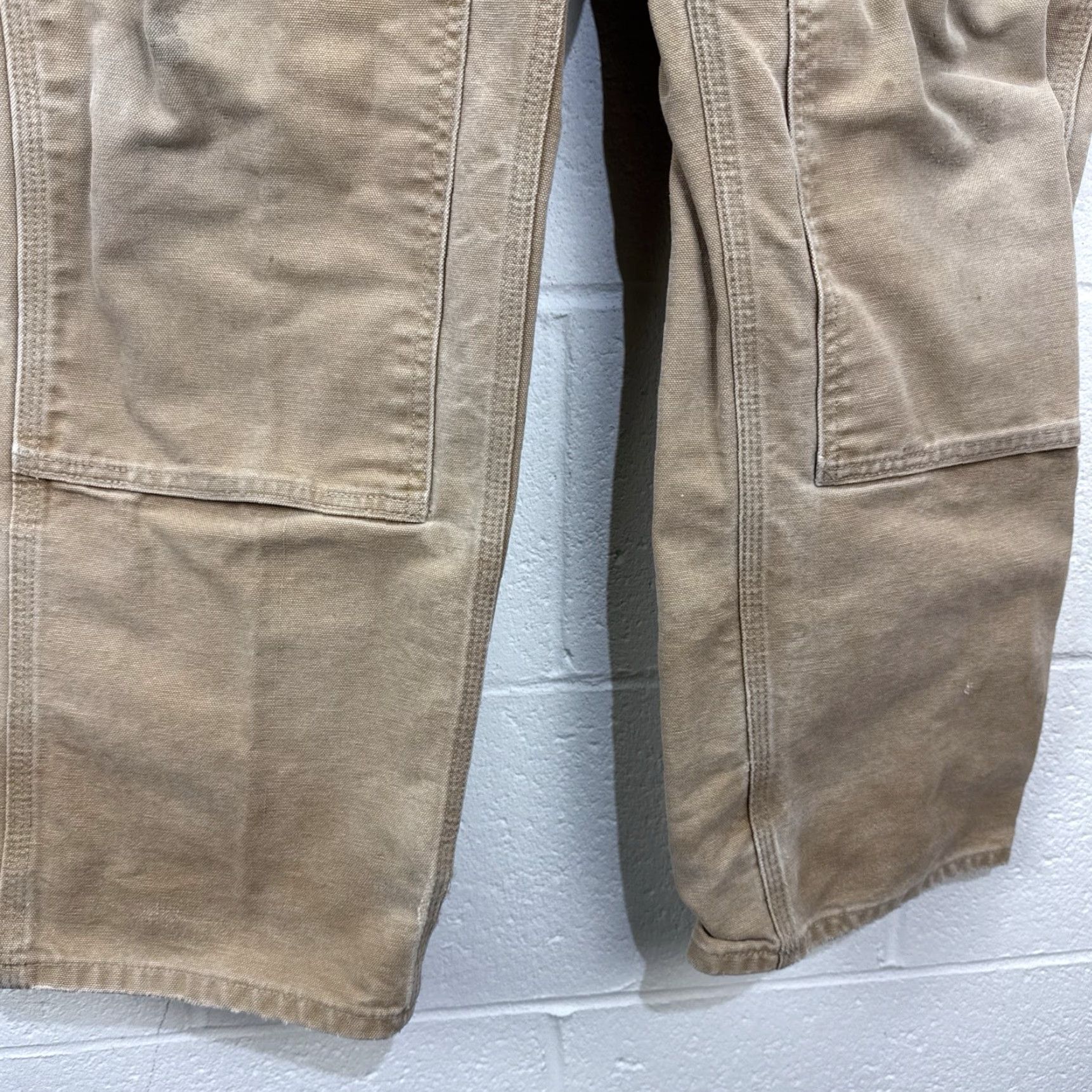 Carhartt VINTAGE Carhartt Men Pants Carpenter Dungaree 33x33 Workwear Canvas Brown 90s Grunge Size US 33 - 6 Thumbnail