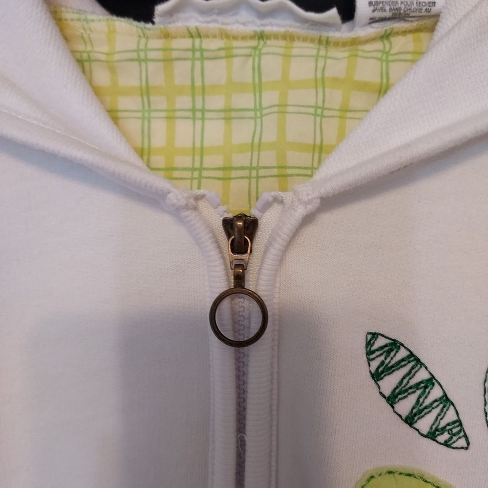 Other Weekend Clothesline White Hooded Sleeveless Vest Sweater Size L / US 10 / IT 46 - 3 Thumbnail
