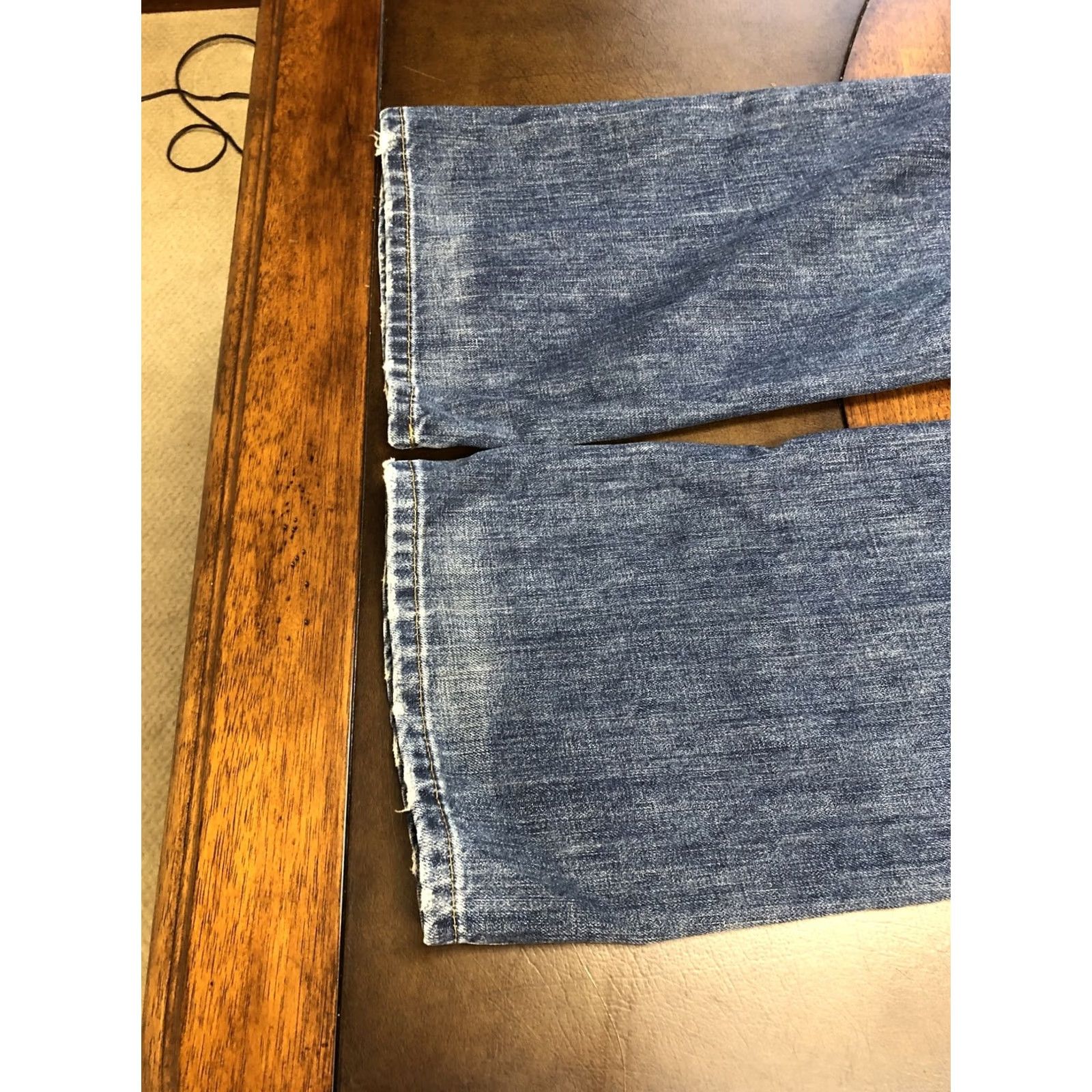 Polo Ralph Lauren VINTAGE Polo Ralph Lauren Women's Kelly Bootcut Jeans Zip Fly 16x32 36x31.5 Blue Denim Logo Regular Modern Classic Womens Size 38" / US 16 / IT 52 - 4 Thumbnail