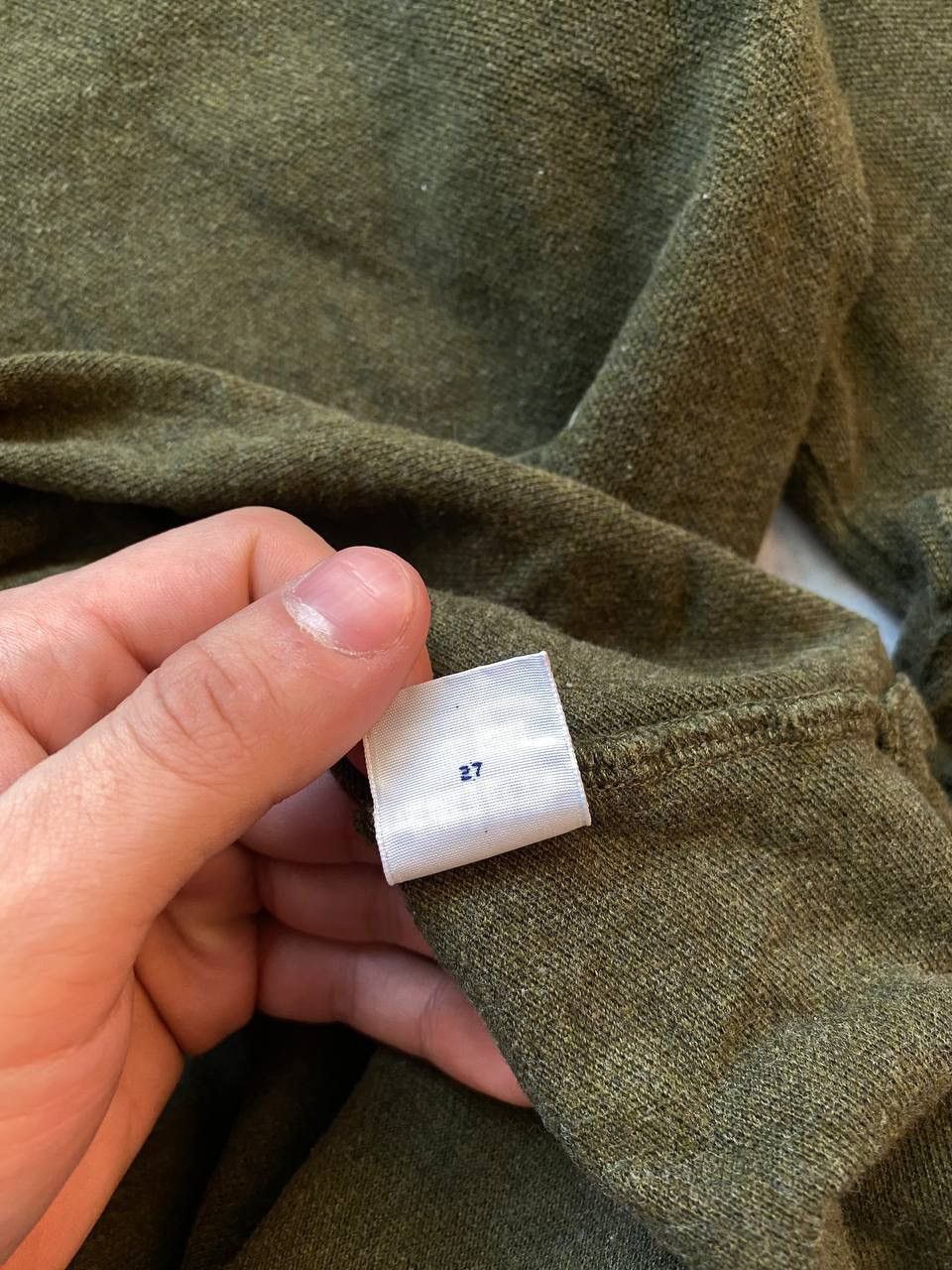 Polo Ralph Lauren × Vintage Vintage Polo Ralph Lauren Cotton Long Sleeve Rugby Y2k Khaki Size US XL / EU 56 / 4 - 6 Thumbnail