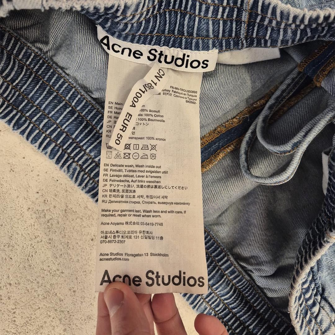 Acne Studios Acne Studio Light Decontract Blue Pants (L) Size US 34 / EU 50 - 7 Thumbnail
