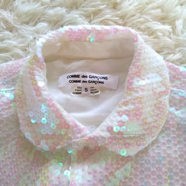 Comme des Garcons Comme Des Garcons Fully sequined round-neck shirt Size S / US 4 / IT 40 - 1 Thumbnail