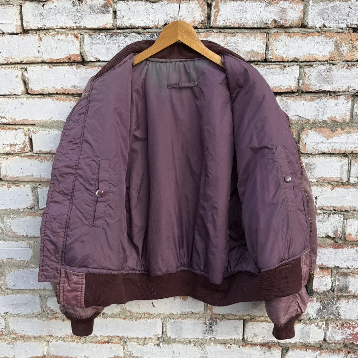 Vintage Vintage Sun Faded Ma-1 Bomber Jacket By Bobson Size US M / EU 48-50 / 2 - 5 Thumbnail