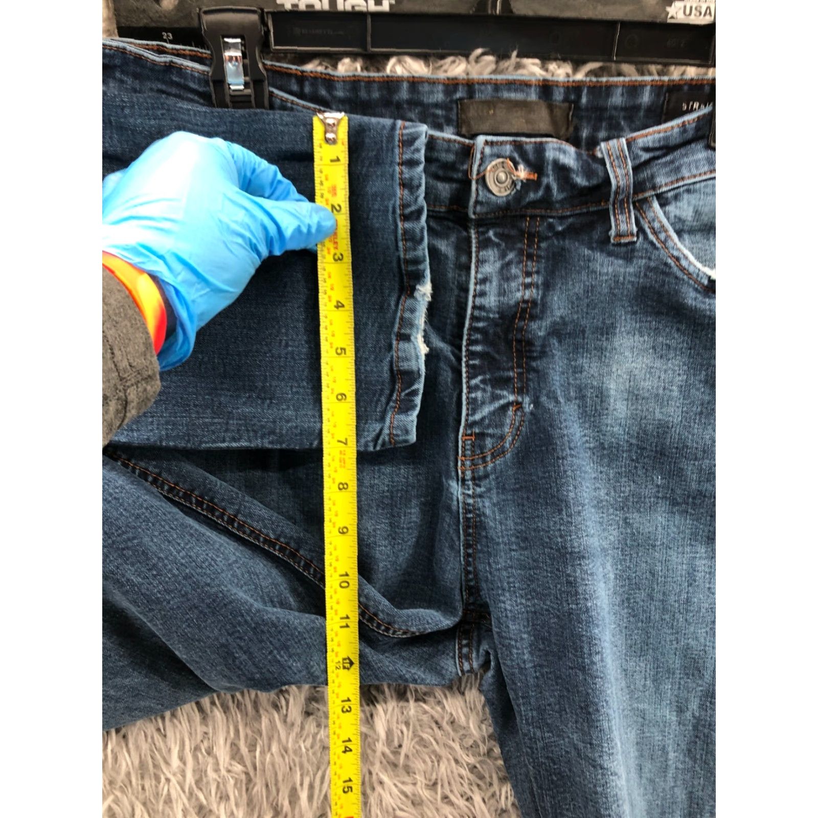 Ring Of Fire Ring of Fire Jeans Slim Straight 36x36 Mens Mid Wash Blue Jeans Slim Regular 36 Size US 36 / EU 52 - 4 Thumbnail
