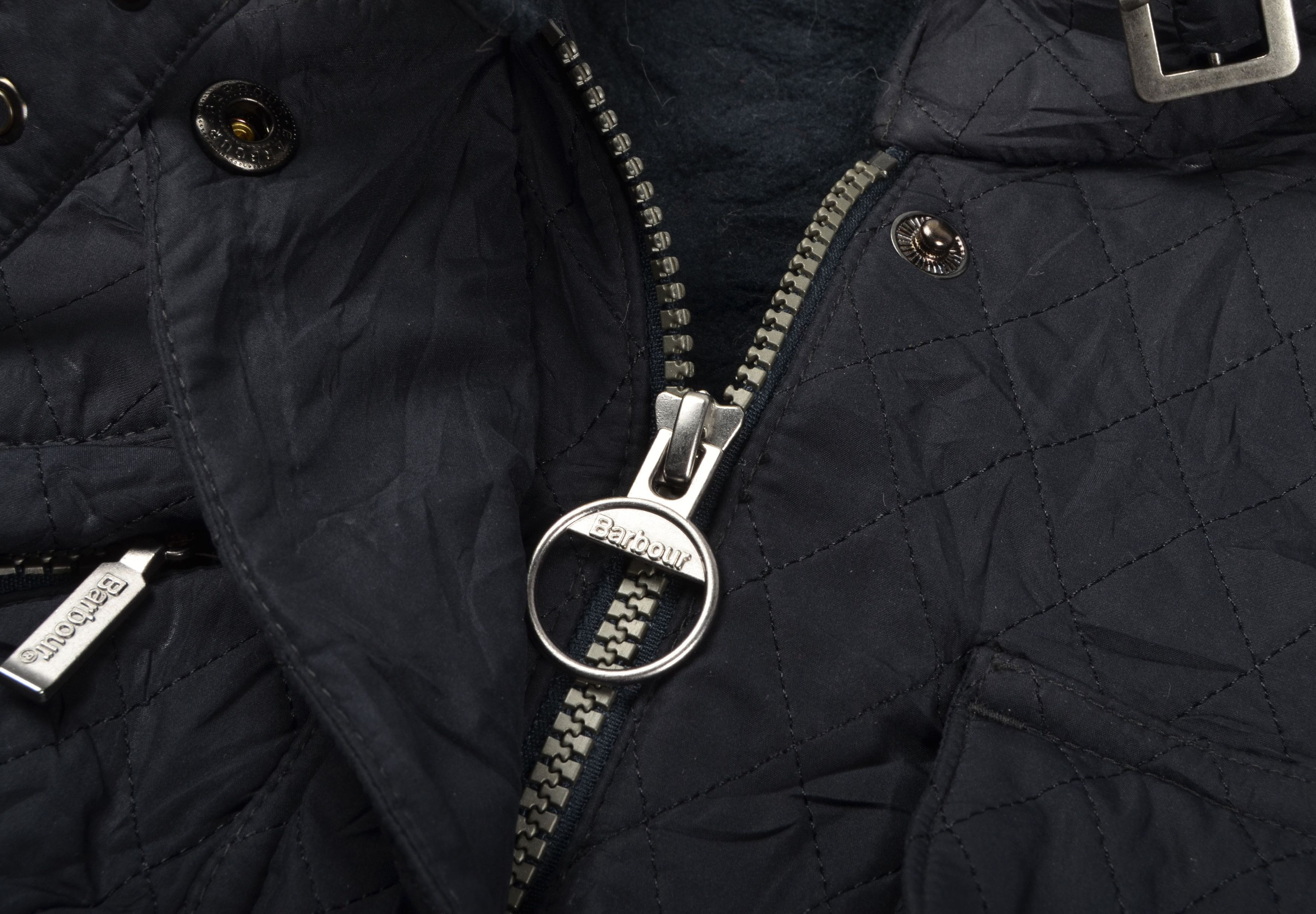 Barbour Barbour Black Belted Lysley Quilted Jacket Size L / US 10 / IT 46 - 9 Thumbnail