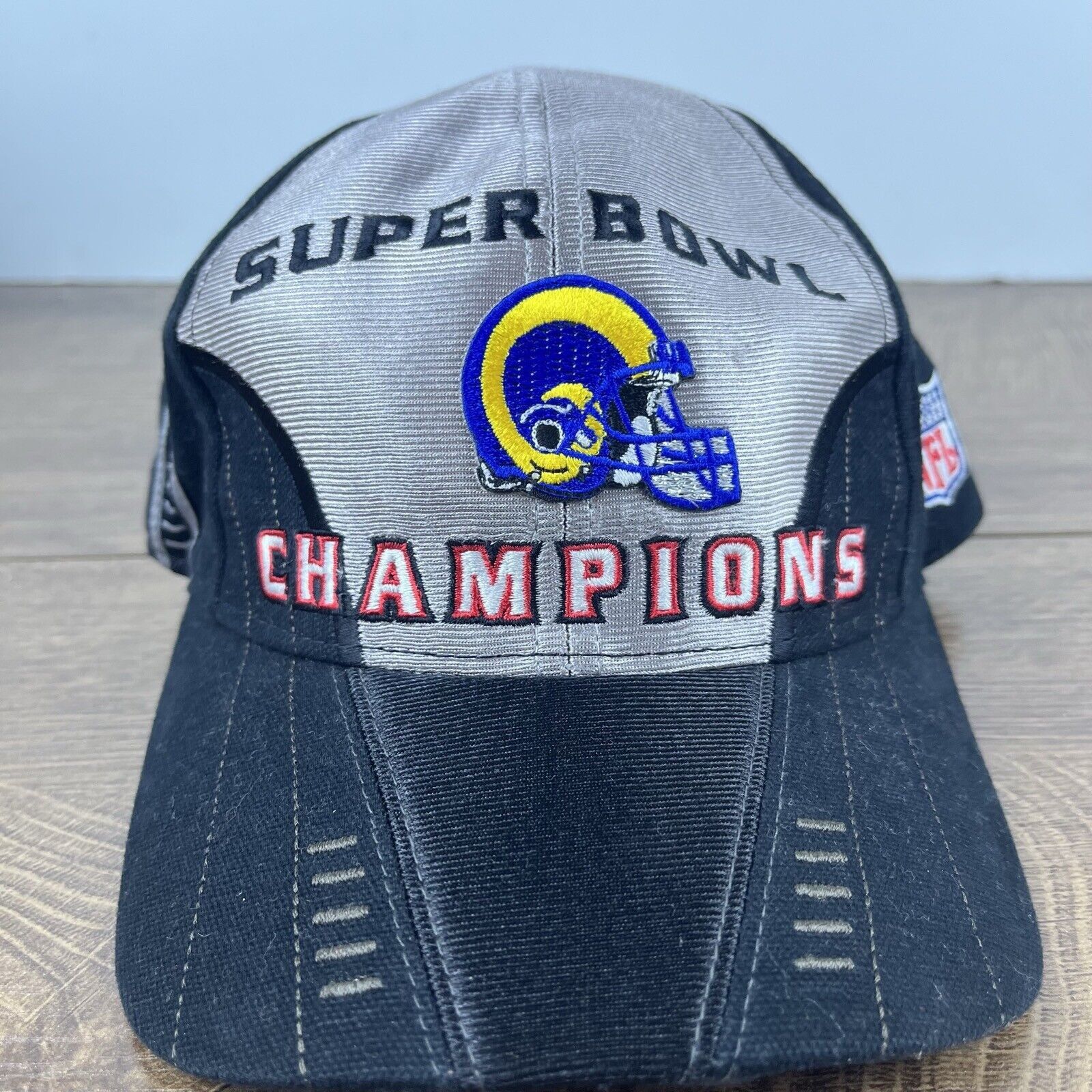Other Vintage St. Louis Rams Hat Black Super Bowl Hat Adjustable H Size ONE SIZE - 1 Thumbnail