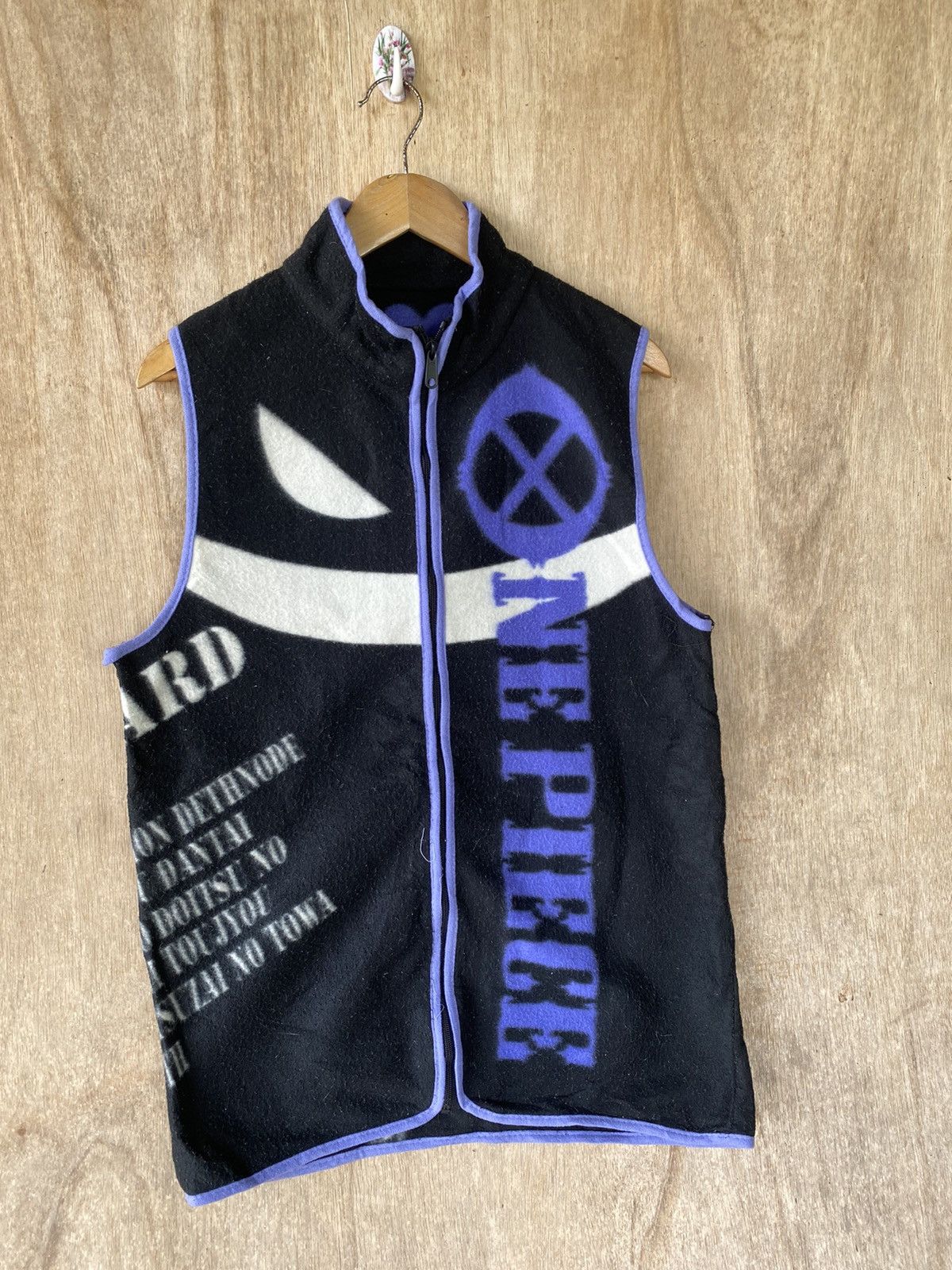 Anime 👘SALE👘ONE PIECE FLEECE VEST NICE DESIGN Size US L / EU 52-54 / 3 - 3 Thumbnail