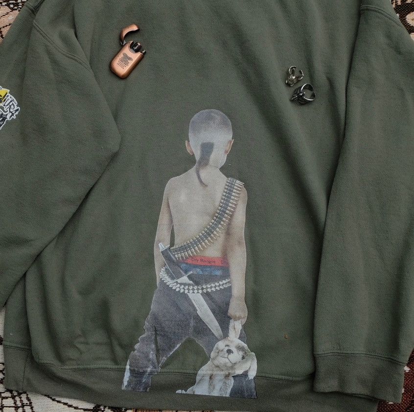 City Morgue CITY MORGUE vol. 1 Hell or High Water Hoodie (green) Size US XL / EU 56 / 4 - 7 Thumbnail