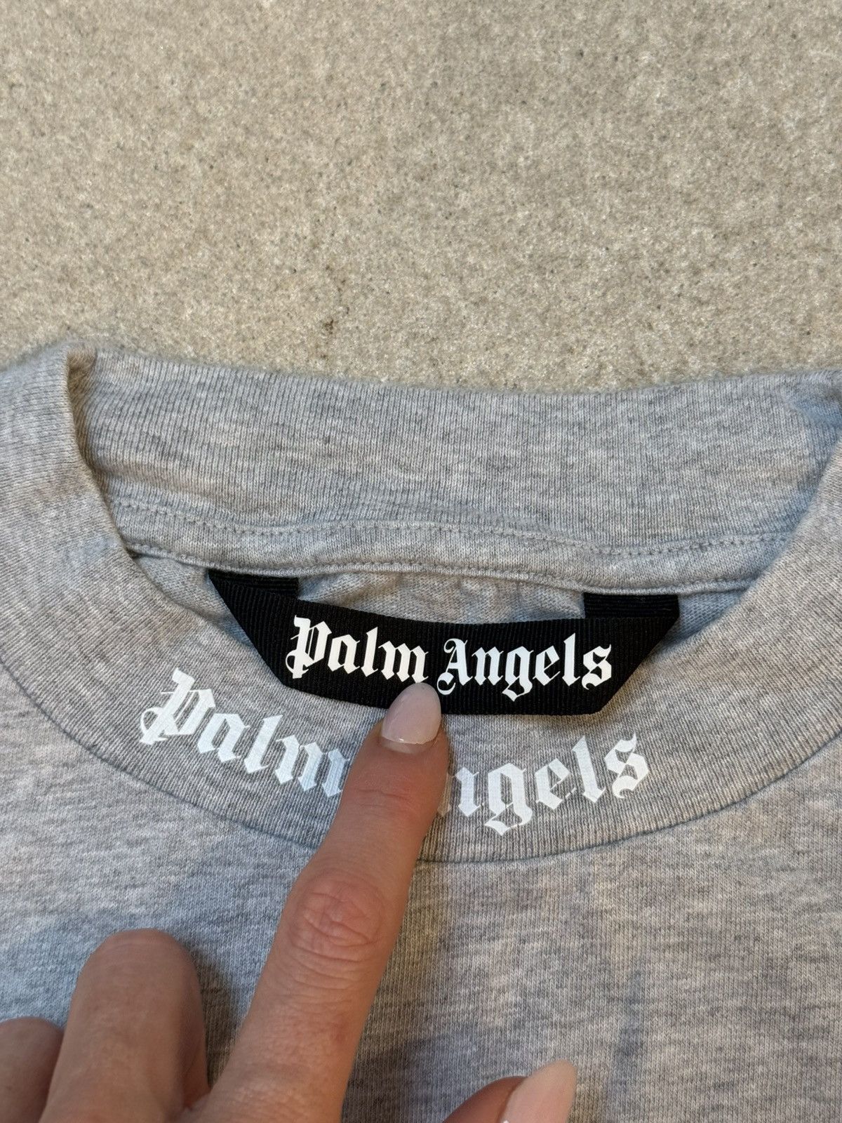 Palm Angels Palm Angels Grey T Shirt Size US L / EU 52-54 / 3 - 6 Thumbnail