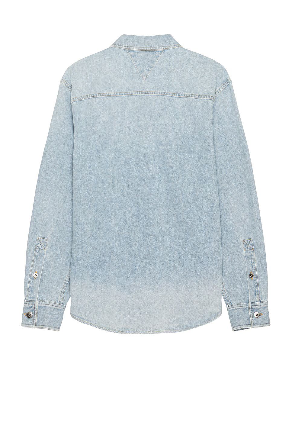 Bottega Veneta o1loc1c0426 754703 Relaxed Fit Light-Bleached Denim shirt Size US M / EU 48-50 / 2 - 2 Thumbnail