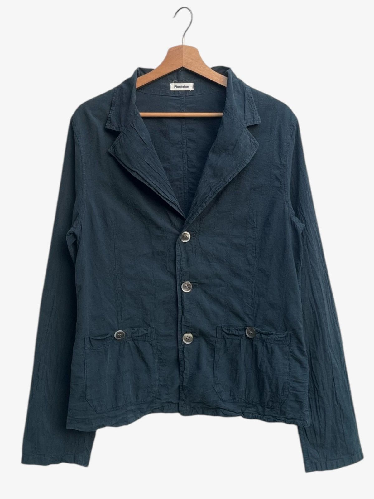Issey Miyake Plantation Issey Miyake Crinkled Cotton Jacket Size M / US 6-8 / IT 42-44 - 2 Thumbnail
