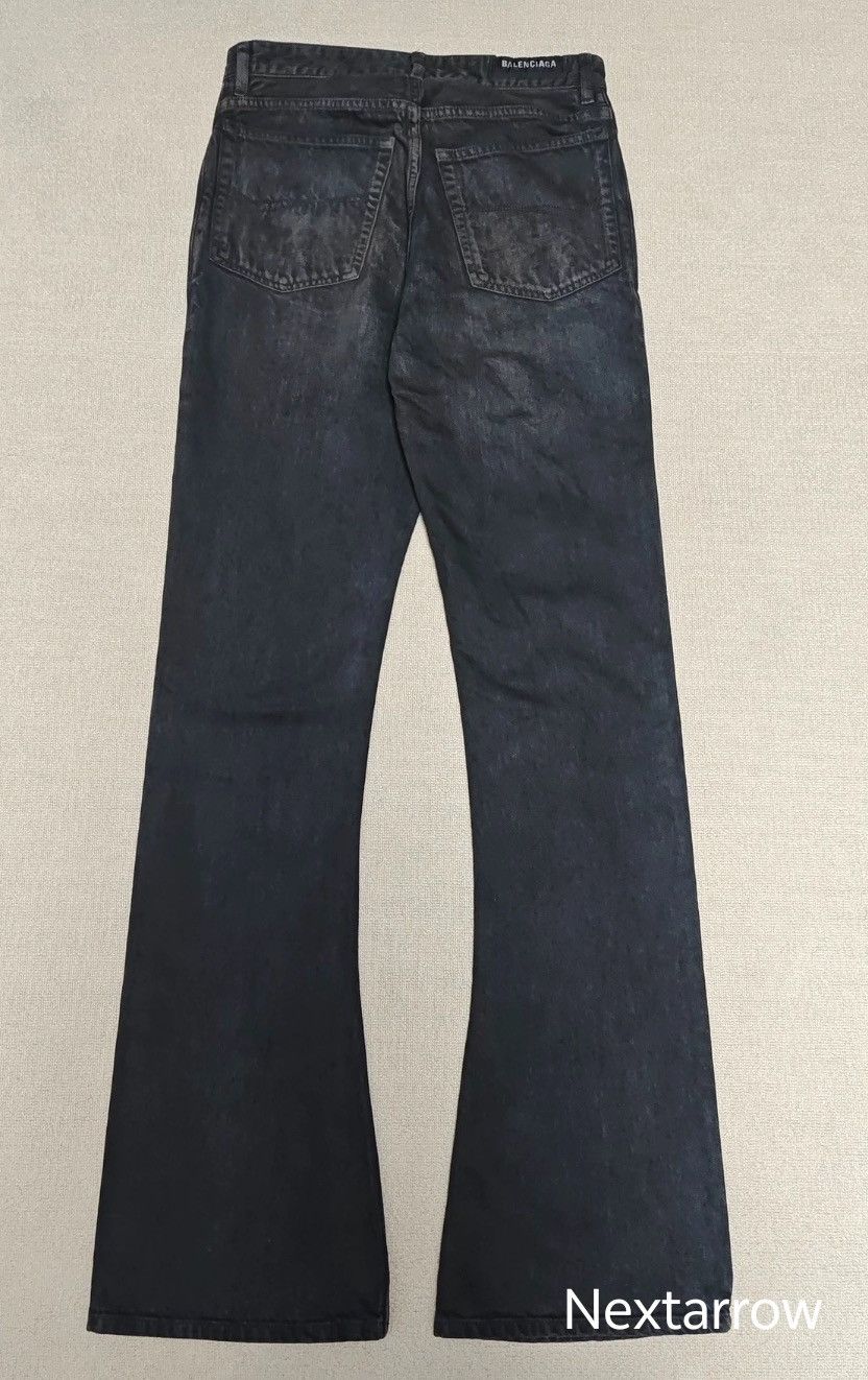 Balenciaga Balenciaga 23fw washed mud dyed bootcut micro 2412-Nextarrow Size US 30 / EU 46 - 2 Thumbnail