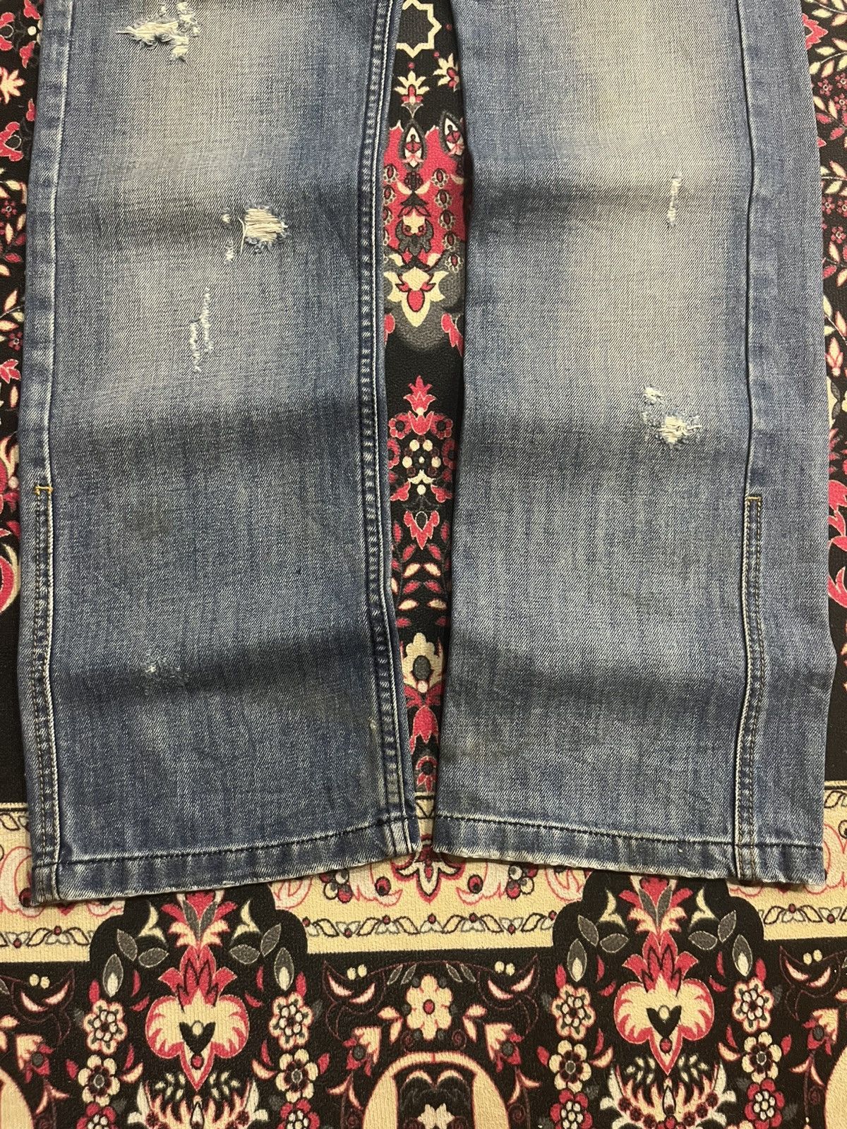 Diesel ⚡️Loose Leg⚡️Vintage Diesel Busky Buttonfly Distressed Jeans Size US 28 / EU 44 - 12 Thumbnail