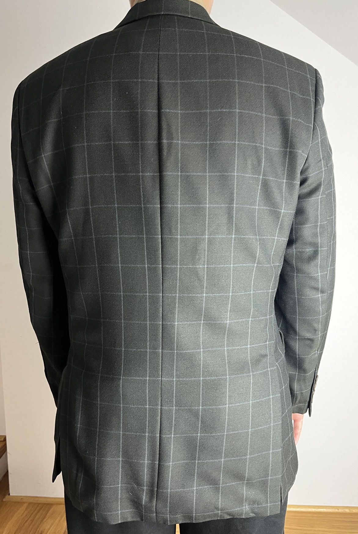 Yves Saint Laurent Vintage Yves Saint Laurent Blazer Checked Luxury YSL Size 52R - 4 Thumbnail