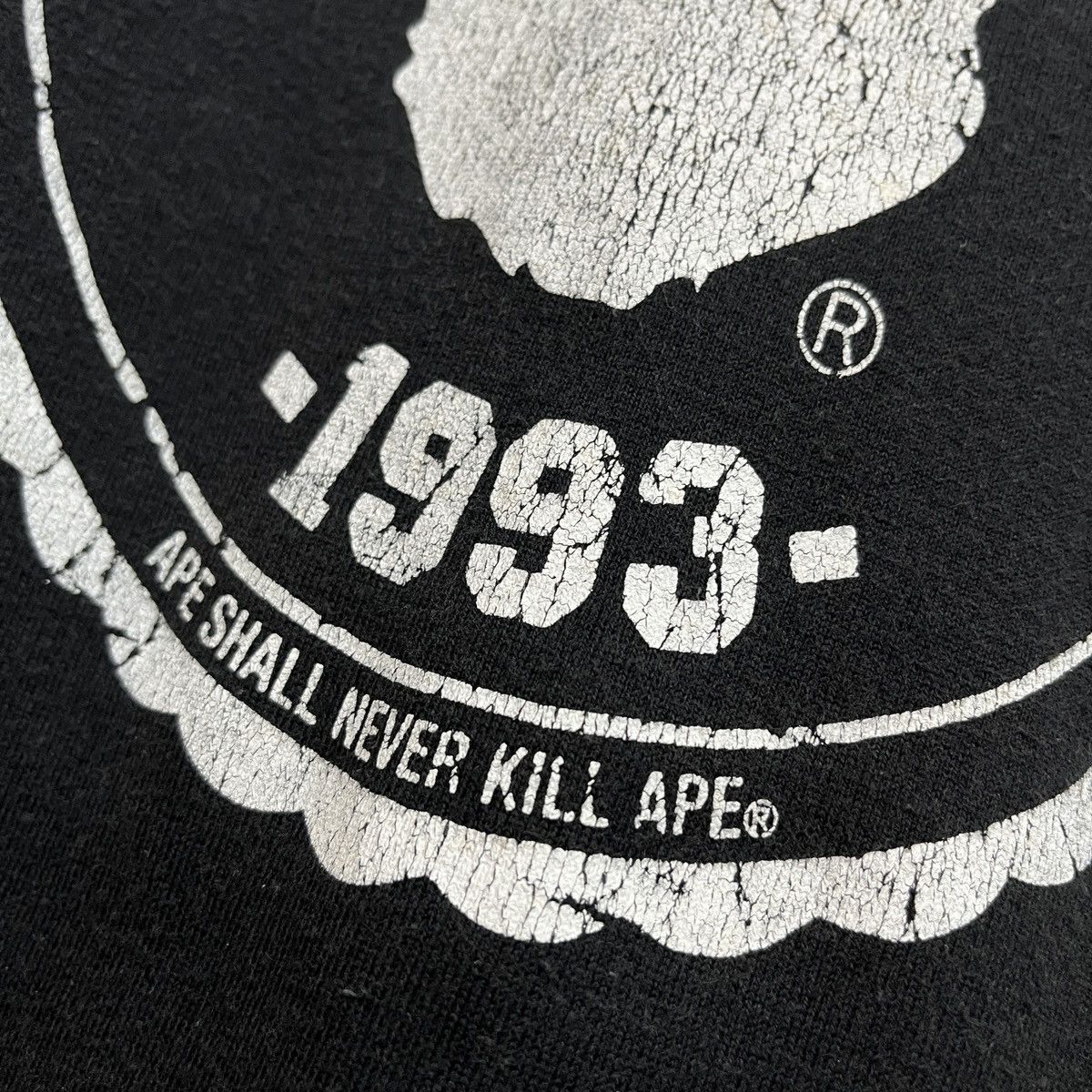 Bape Vintage BAPE Big Logo Nigo The Bathing Ape Japan TShirt Size US M / EU 48-50 / 2 - 11 Thumbnail