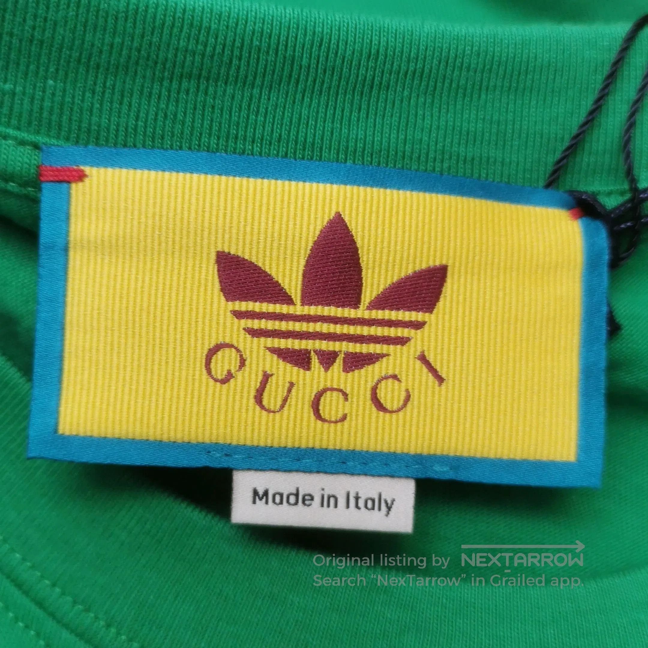 Louis Vuitton Gucci x adidas Cotton Logo Crewneck T. Size US S / EU 44-46 / 1 - 3 Thumbnail