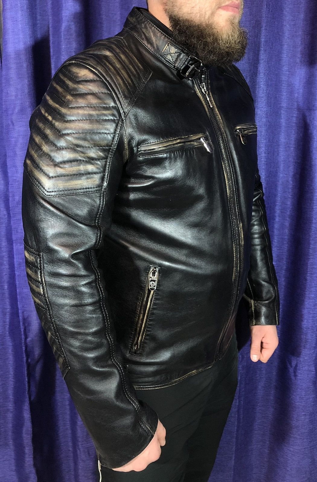 Belstaff Belstaff Leather Jacket Luxury Racing biker Size US L / EU 52-54 / 3 - 3 Thumbnail