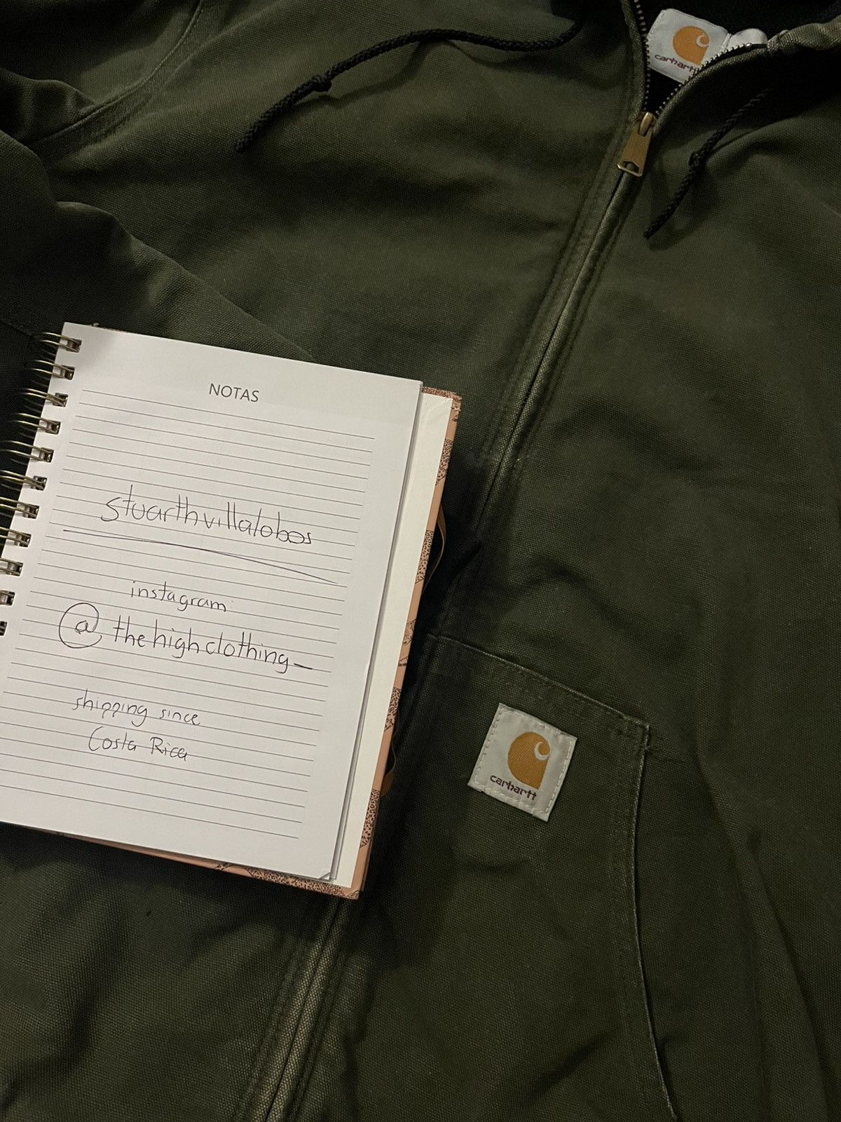 Carhartt Vintage Carhartt Active Jacket Olive Size US L / EU 52-54 / 3 - 6 Thumbnail