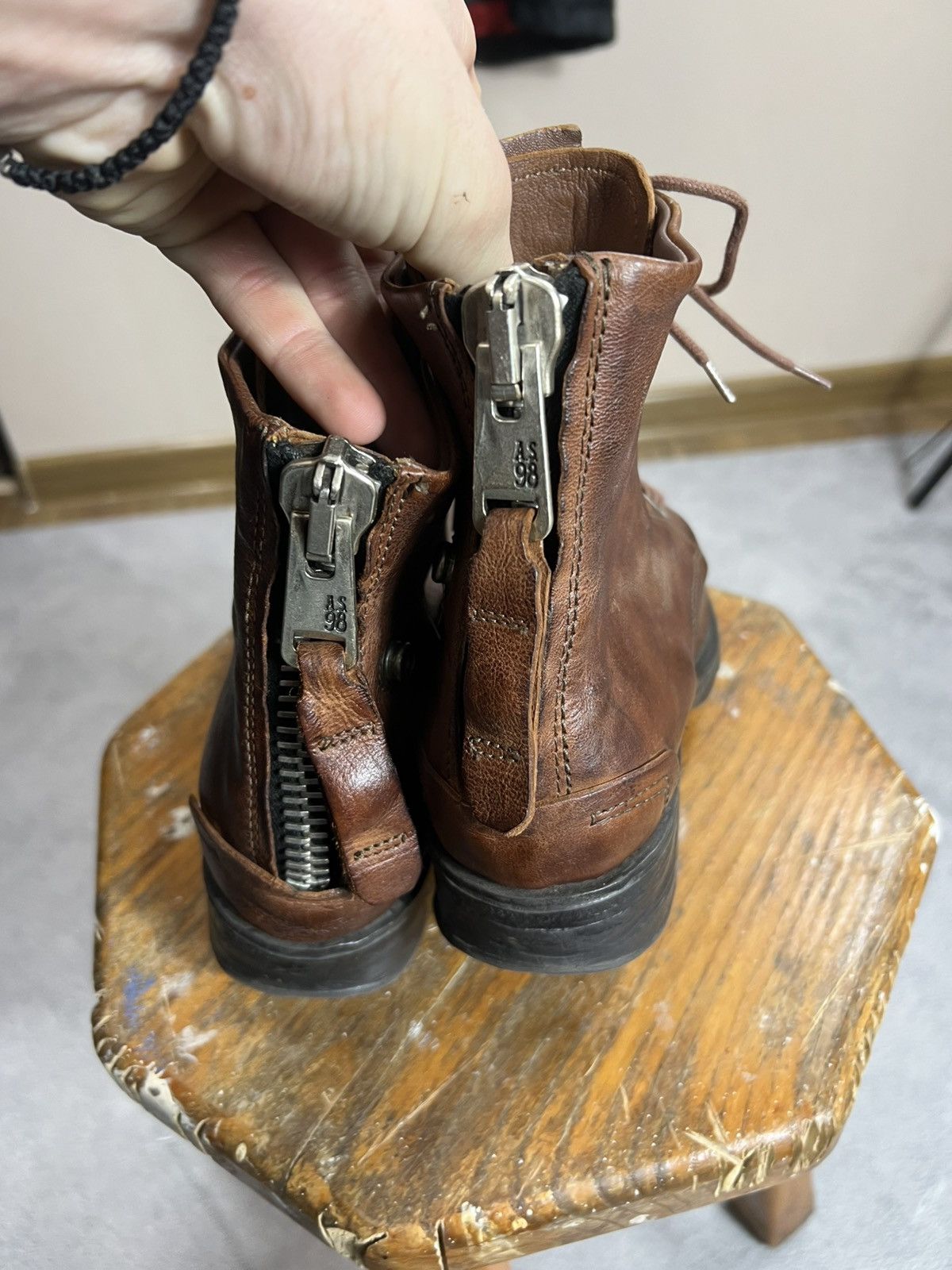 A.S.98 A.S.98 Airstep guidi vibe ankle zip archive y2k gothic boots Size US 6 / IT 36 - 10 Thumbnail