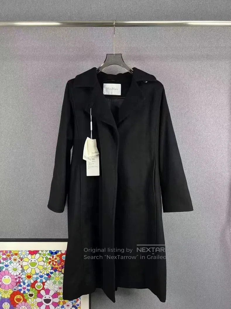 Max Mara Max Mara Black Coat Jacket Size XS / US 0-2 / IT 36-38 - 1 Thumbnail