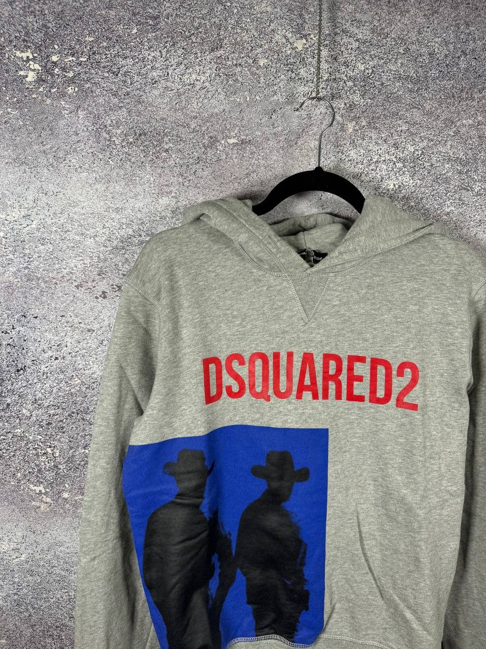 Dsquared2 × Vintage Dsquared2 Printed Logo Gray Hoodie Men's Small Size US S / EU 44-46 / 1 - 2 Thumbnail