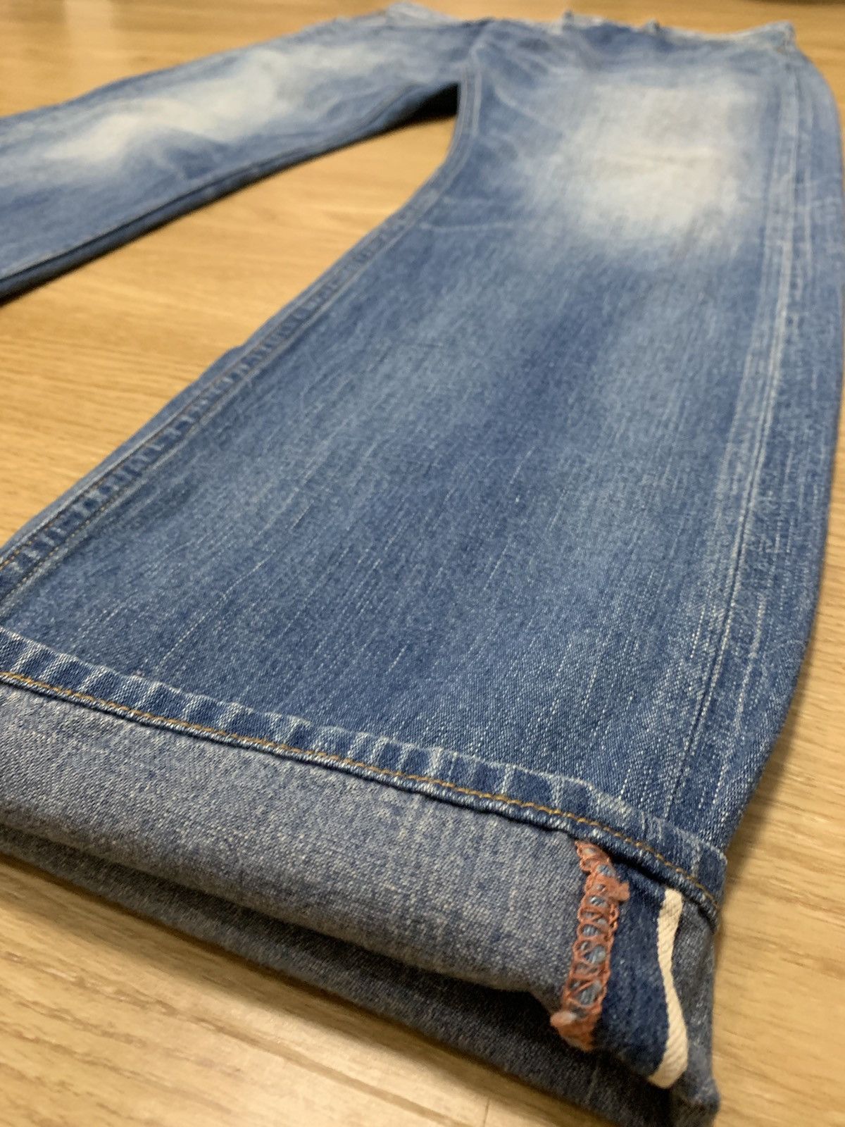 Japanese Brand × Johnbull × Salvage Johnbull Selvedge 1 side Denim Pants Size US 35 - 4 Thumbnail