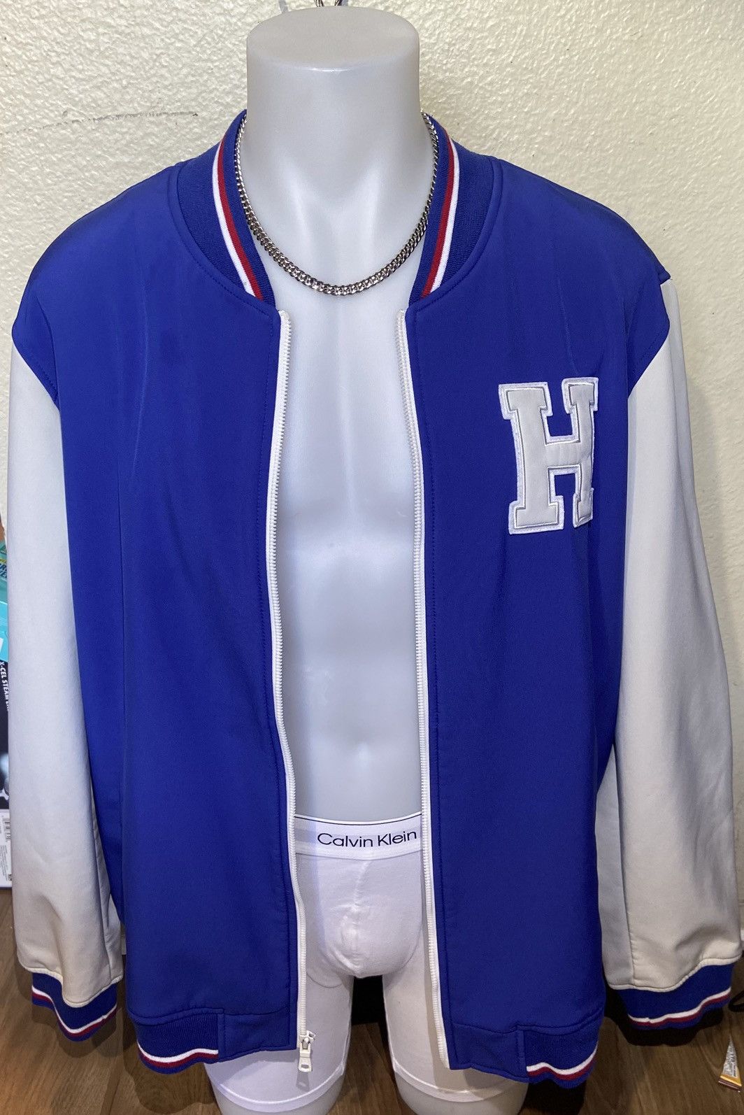 Tommy Hilfiger Tommy Hilfiger blue Varsity Jacket XXL Size US XXL / EU 58 / 5 - 2 Thumbnail