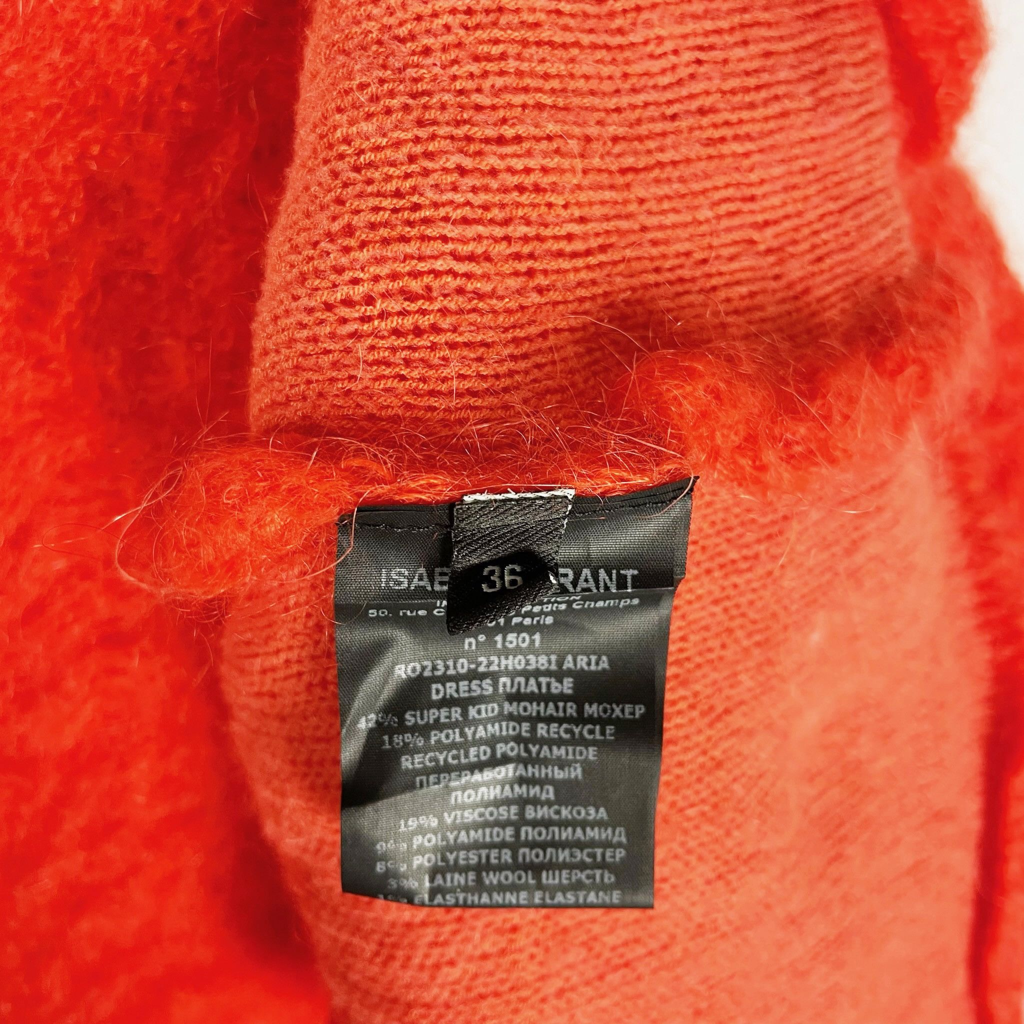 Isabel Marant Isabel Marant Aria Mohair Wool Knit Stretch Off Size S / US 4 / IT 40 - 4 Thumbnail
