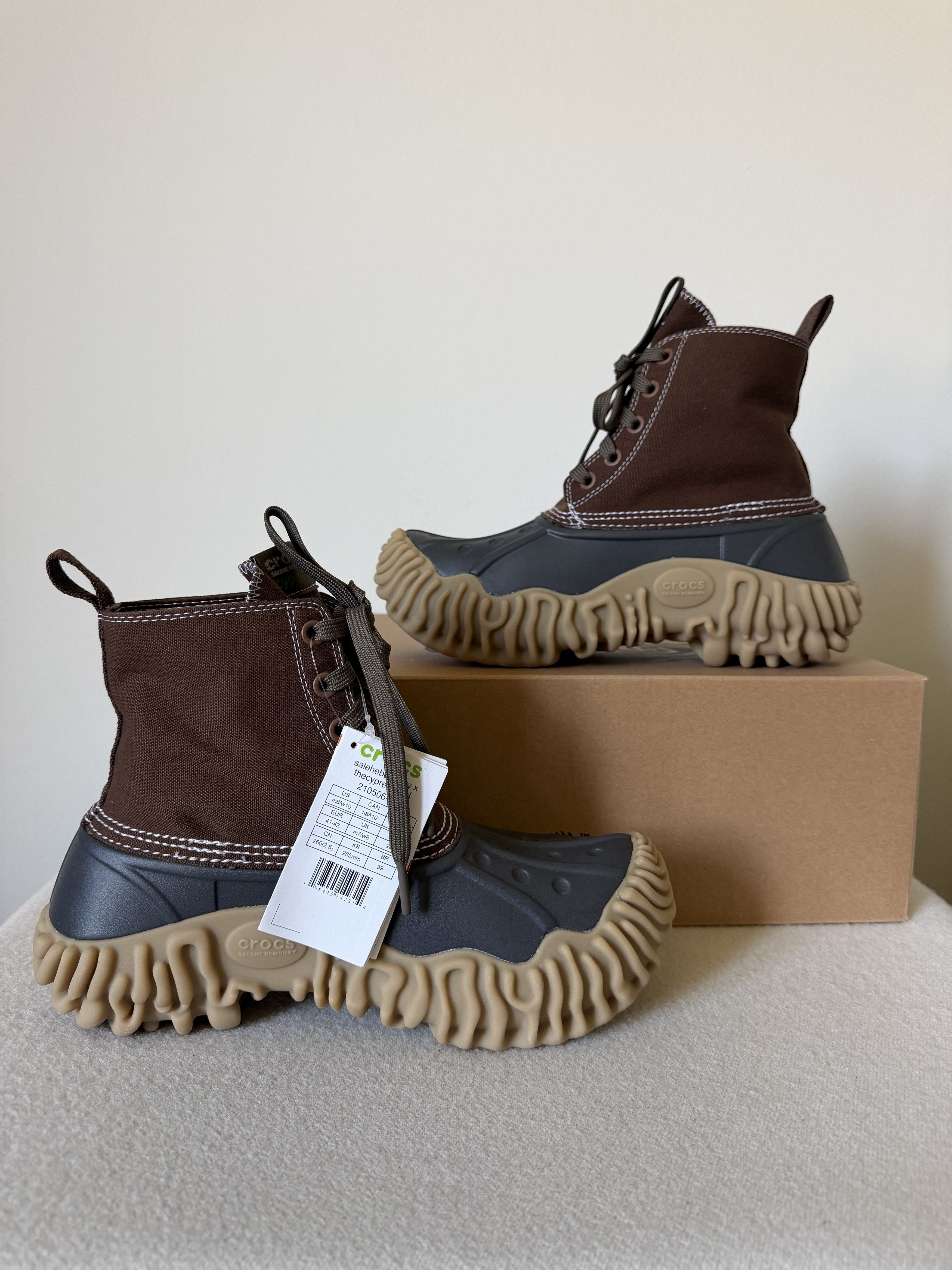 Crocs × Salehe Bembury Salehe Bembury Crocs Pollex Cypress in Taho Brown Size US 8 / EU 41 - 3 Thumbnail