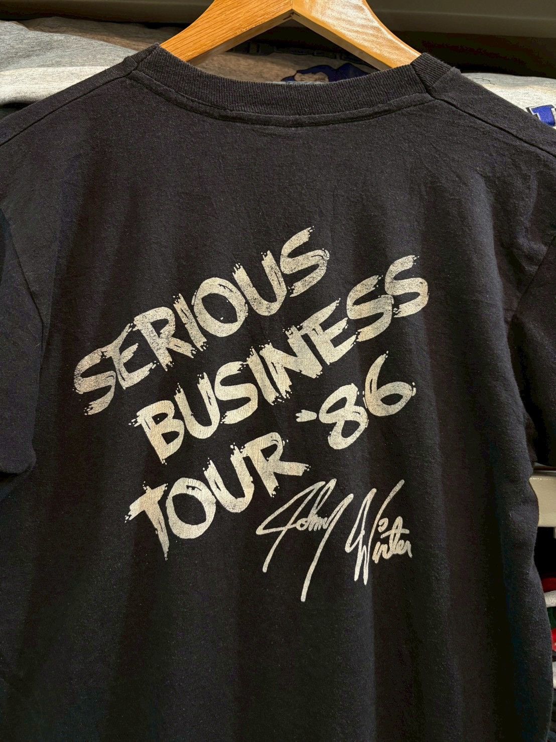 Band Tees Johnny winter 1986’s Size US M / EU 48-50 / 2 - 7 Thumbnail