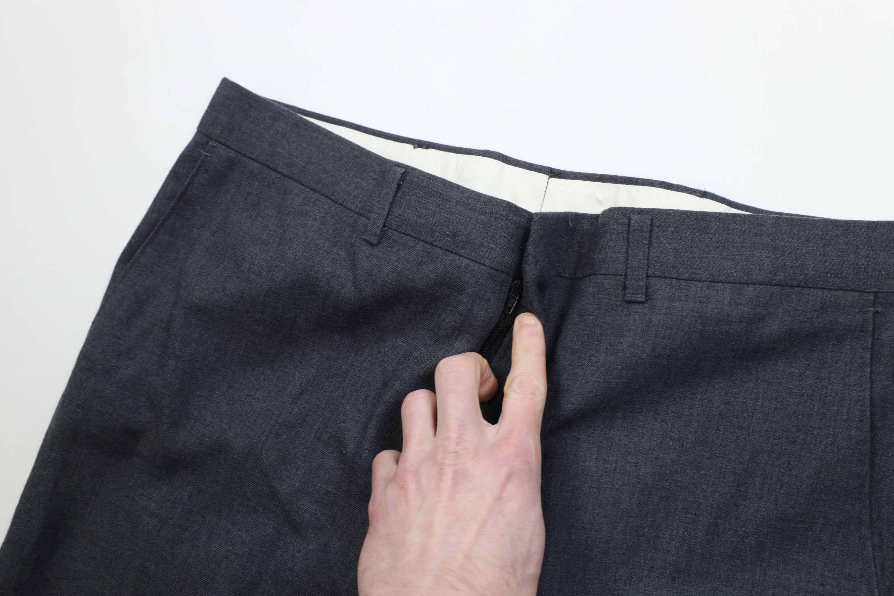 Vintage Vintage 90s Streetwear Wool Blend Wide Leg Chino Pants USA Size US 36 / EU 52 - 7 Thumbnail