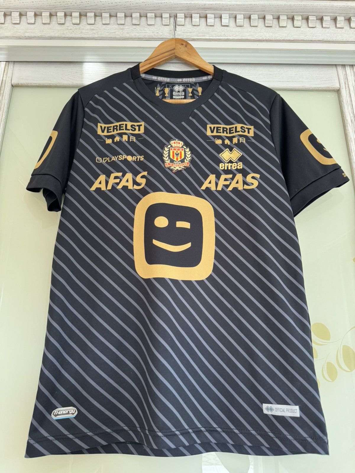 Errea Mechelen 2021-2022 Away Soccer Jersey Football Kit Shirt Size US L / EU 52-54 / 3 - 6 Thumbnail