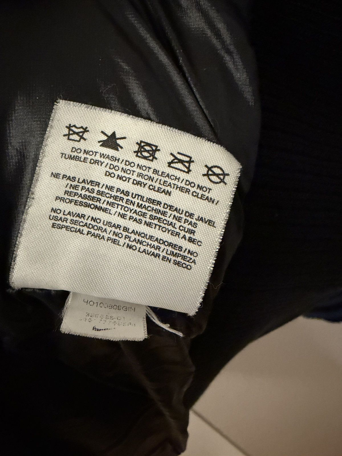 Nike × Stussy 30th Anniversary Destroyer Varsity Jacket, size L Size US L / EU 52-54 / 3 - 16 Thumbnail