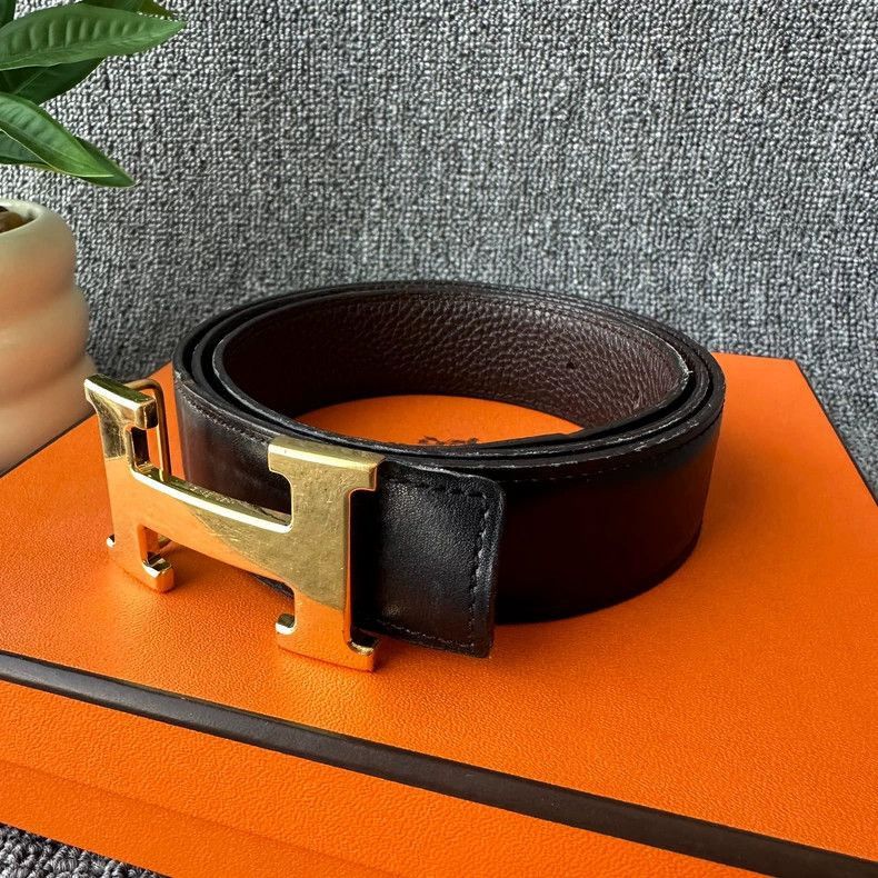 Hermes Hermes DoubleSided Smooth Buckle Belt-2506 Size ONE SIZE - 2 Thumbnail