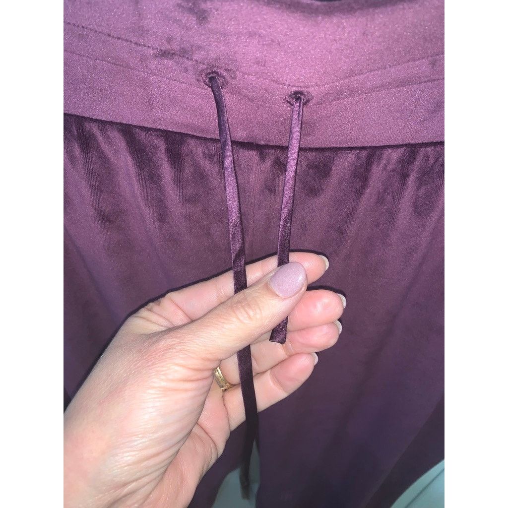 Victoria's Secret Victoria's Secret Women's XL Purple Velour Jogger Pants Size 36" / US 14 / IT 50 - 3 Thumbnail