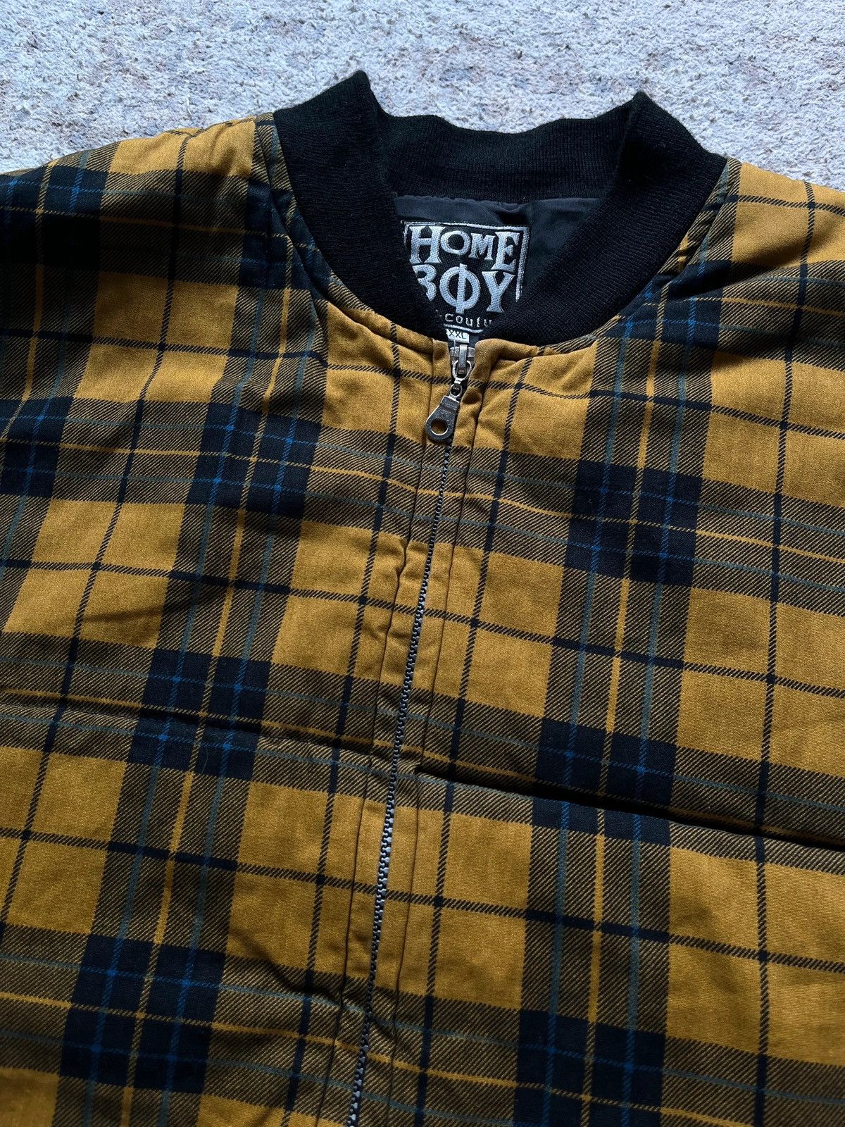 HOMME BOY CO. Home Boy Sz XXL Vest Plaid Baggy Rare Skateboarding Y2K Size US XXL / EU 58 / 5 - 2 Thumbnail