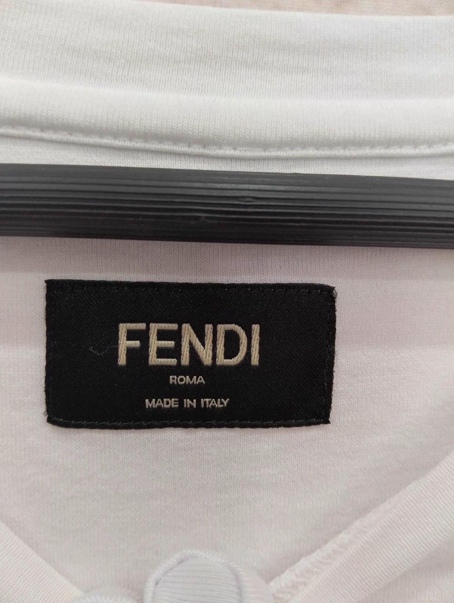 Fendi FENDI White Short-Sleeve T-Shirt L 95 New Size US L / EU 52-54 / 3 - 4 Thumbnail