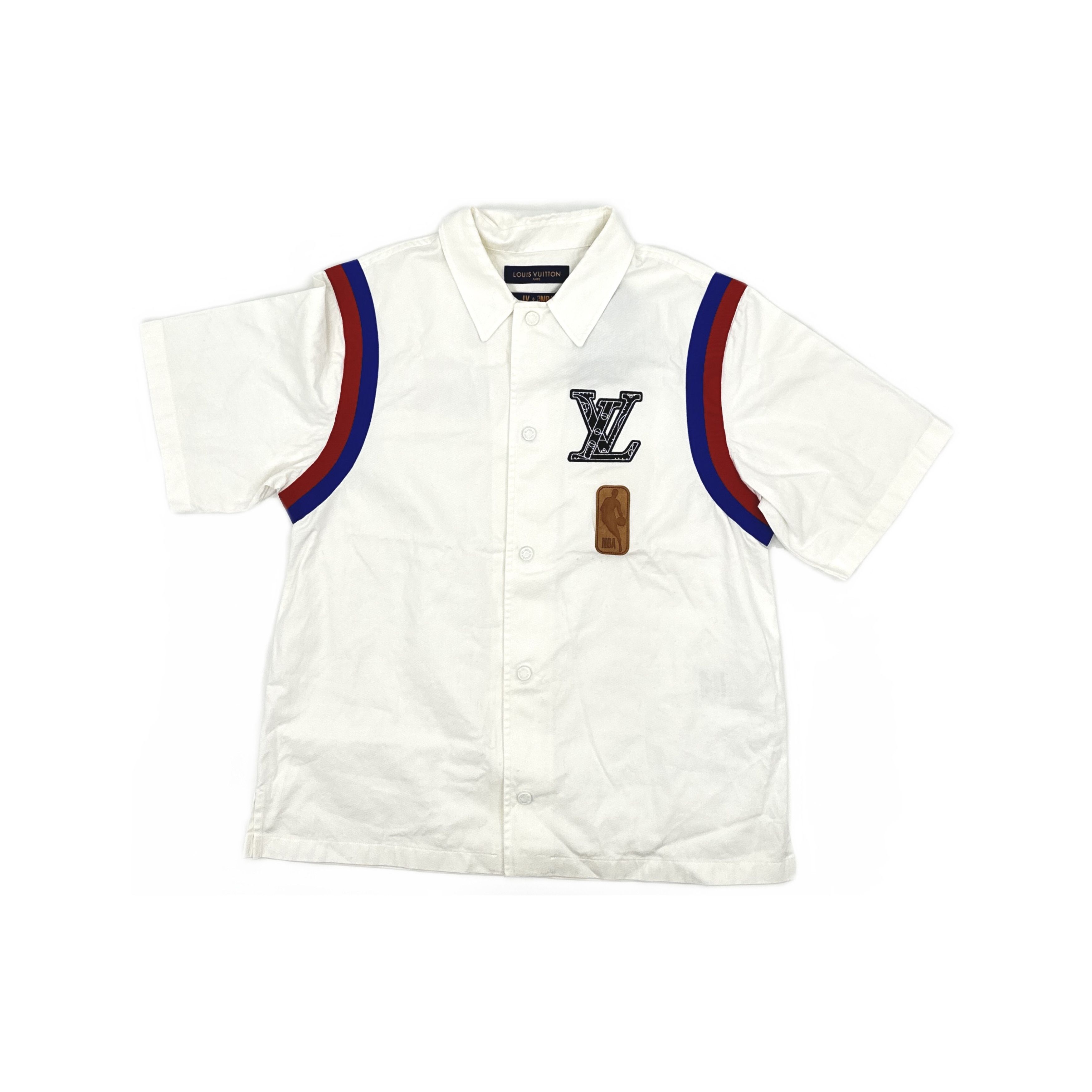 Louis Vuitton Louis Vuitton x NBA Logo Shirt Size L Size US L / EU 52-54 / 3 - 1 Thumbnail