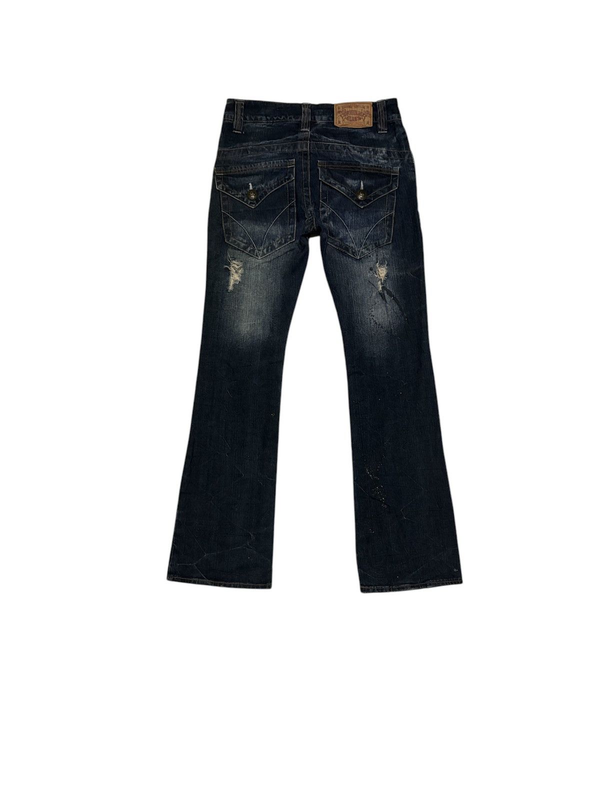 Japanese Brand Japanese Original Jeans Streetwear Flared Distressed Denim Size US 31 - 9 Thumbnail