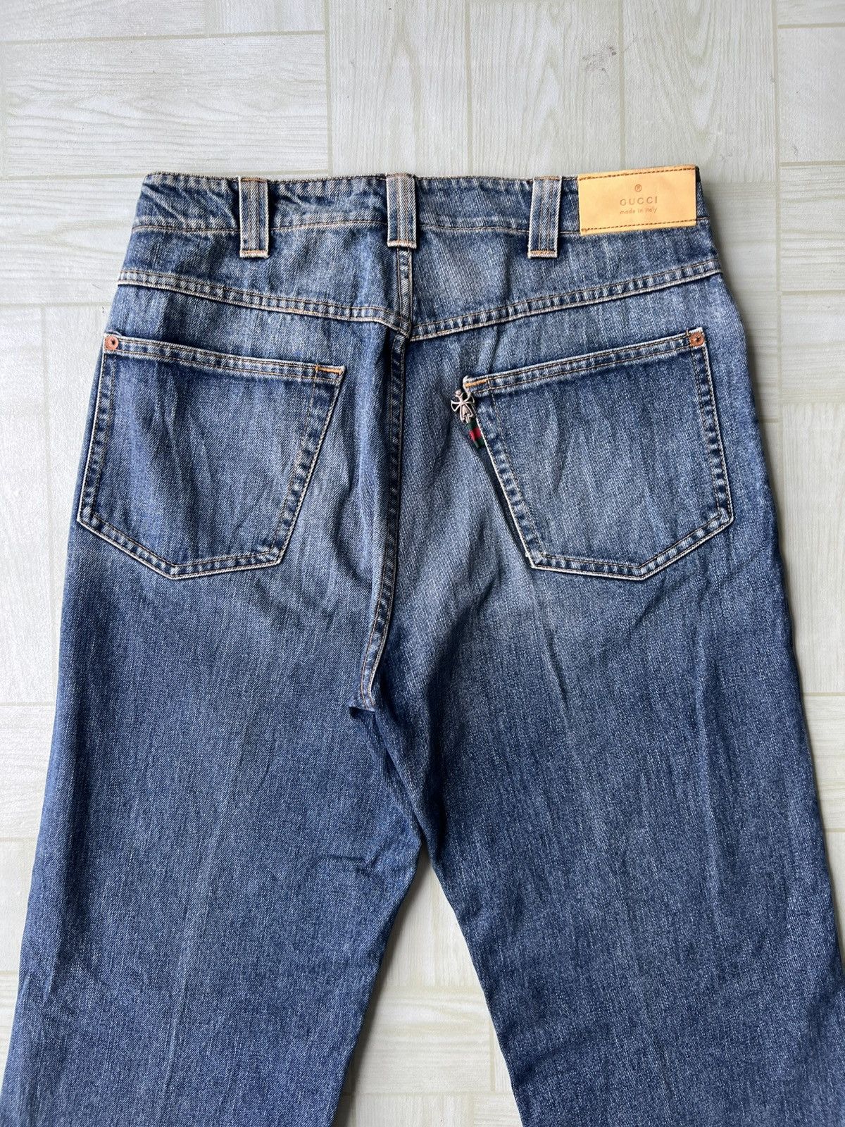 Gucci Vintage Gucci Tom Ford Super Flare Levis 646 517 Denim Jeans Size US 32 / EU 48 - 3 Thumbnail