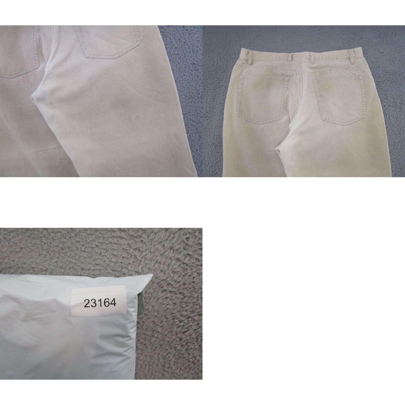 Vintage VINTAGE Arizona Jeans Corduroy Pants Mens 38x30 Baggy Relaxed Straight 5-Pocket Beige Cotton Chino Y2K 90s Mens Size US 38 / EU 54 - 9 Thumbnail