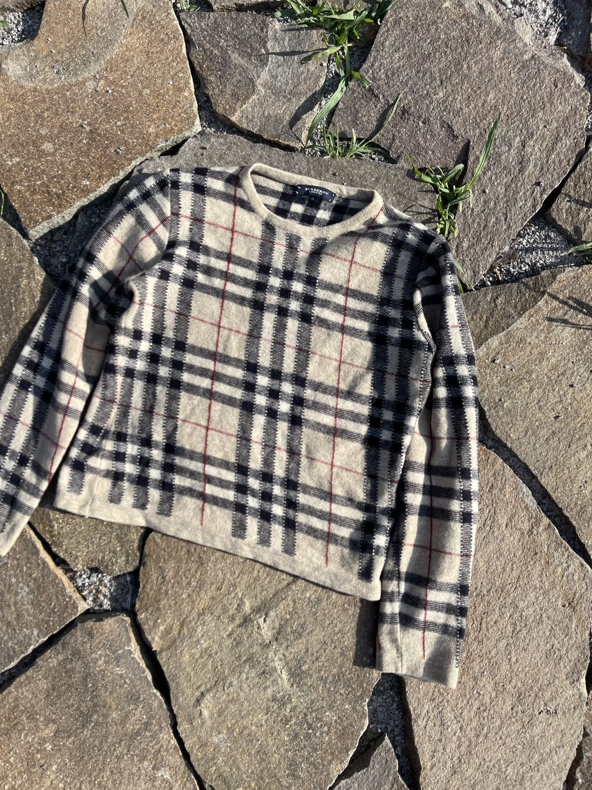 Burberry Burberry Nova Check wool sweater Size S / US 4 / IT 40 - 5 Thumbnail