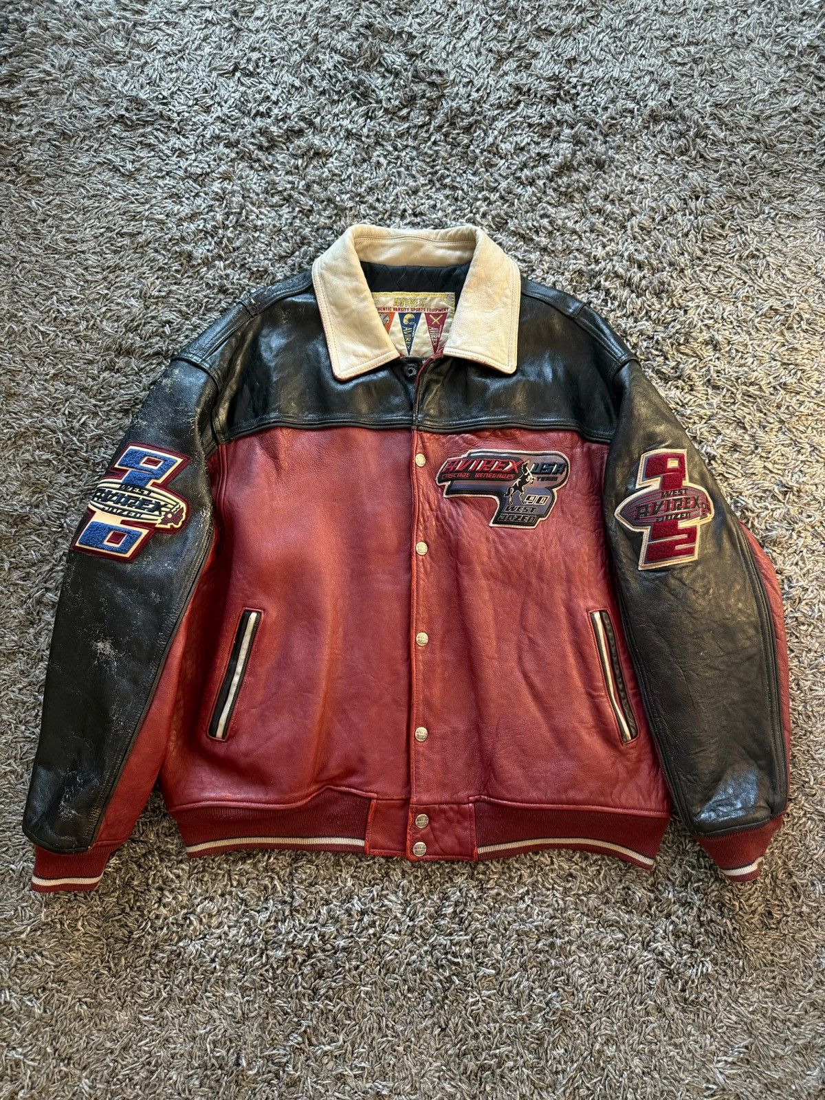 Avirex Avirex Cascade Renegades Leather Jacket Size US XXL / EU 58 / 5 - 1 Thumbnail